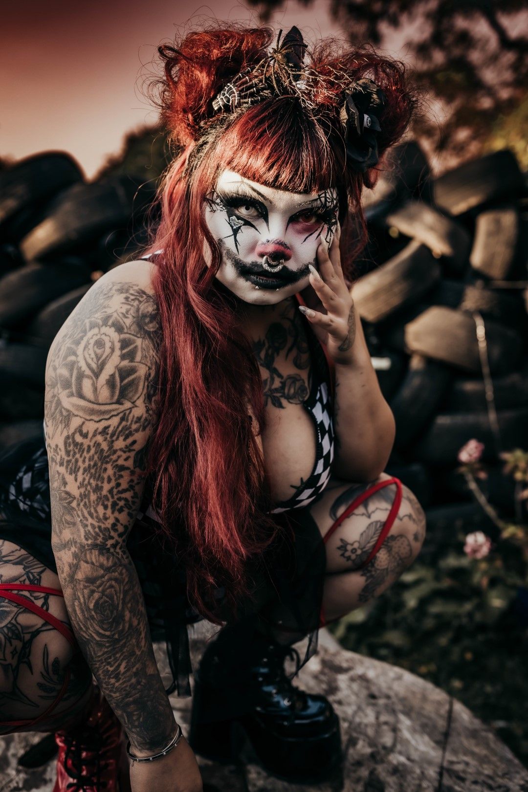 Group halloween photoshoot