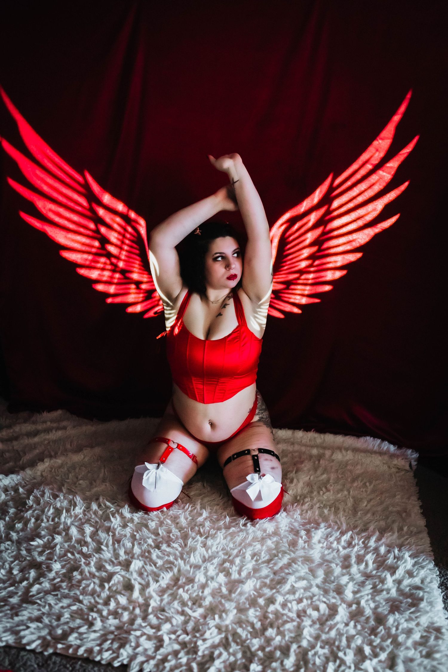 boudoir with projector