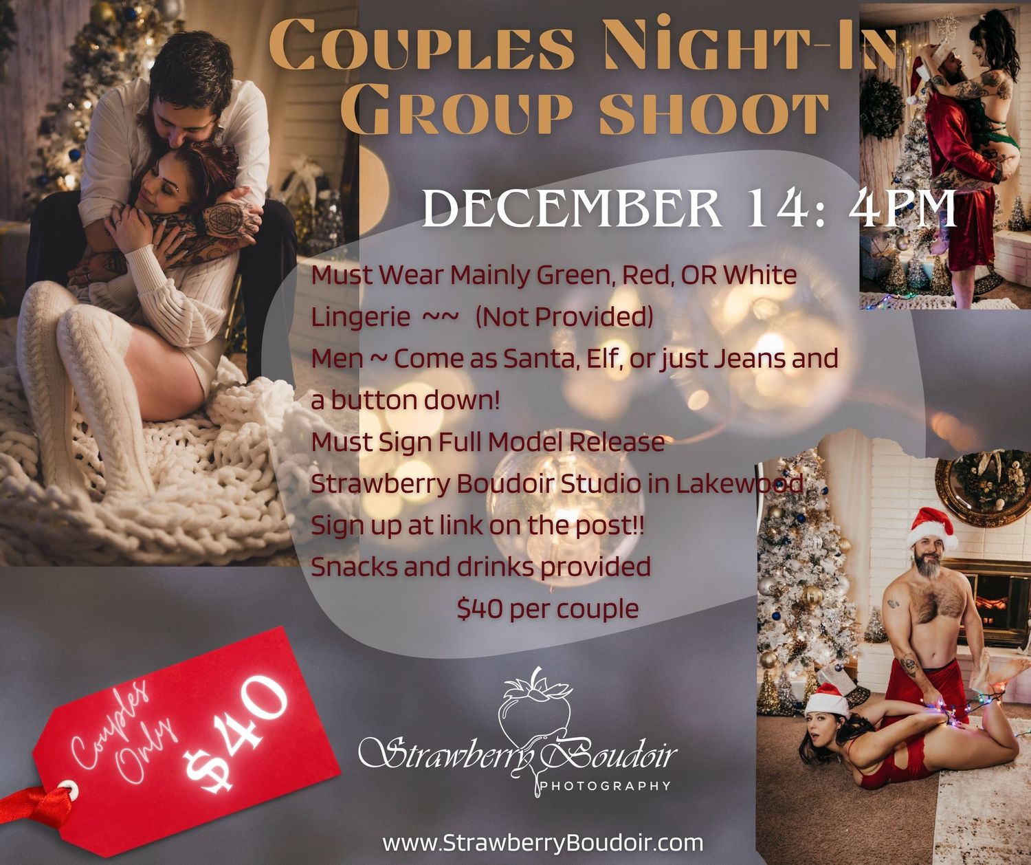 Christmas Boudoir in Tacoma