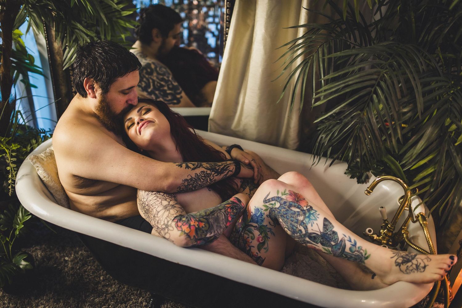 Couples boudoir photographer JBLM