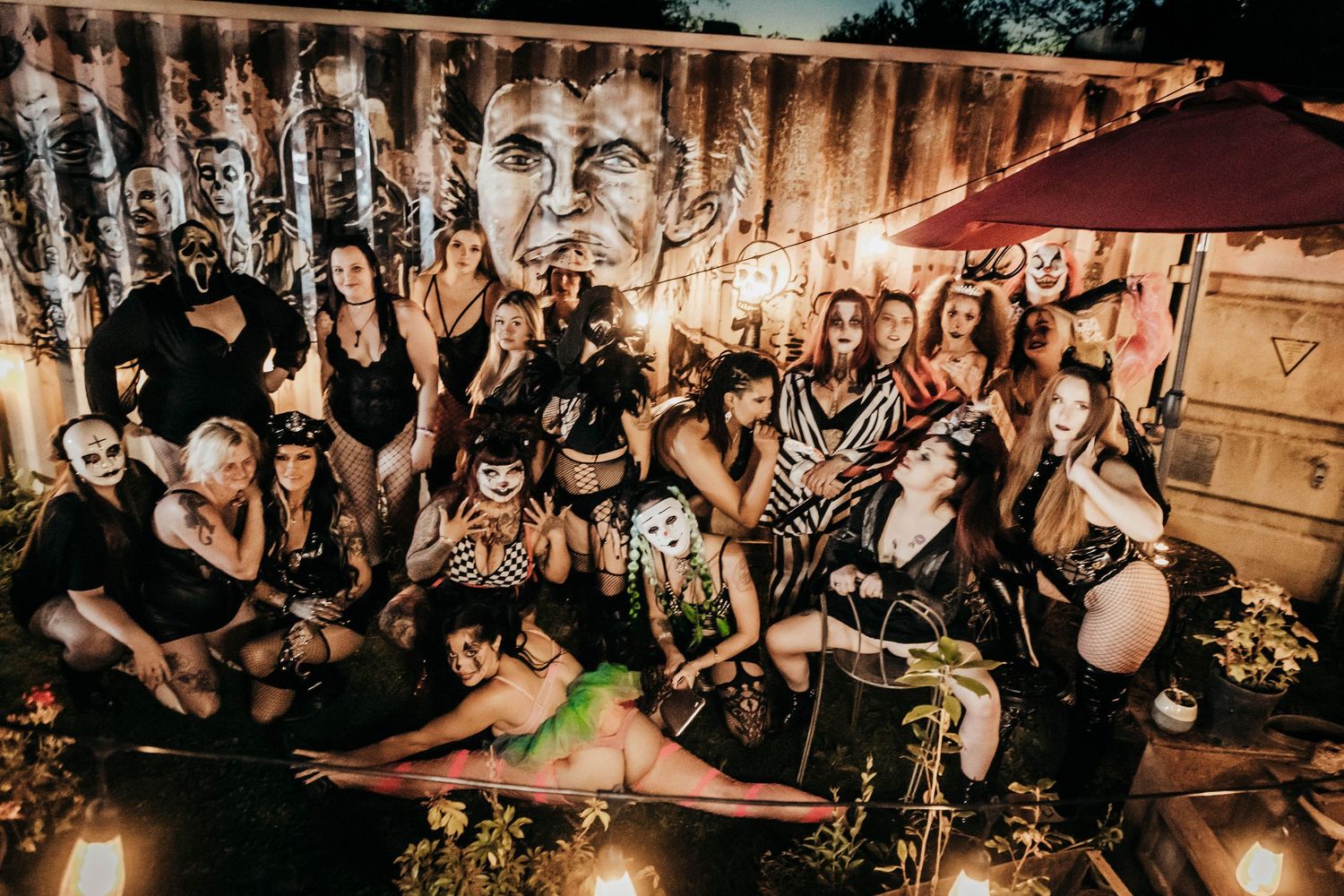 Halloween Group Boudoir Photoshoot