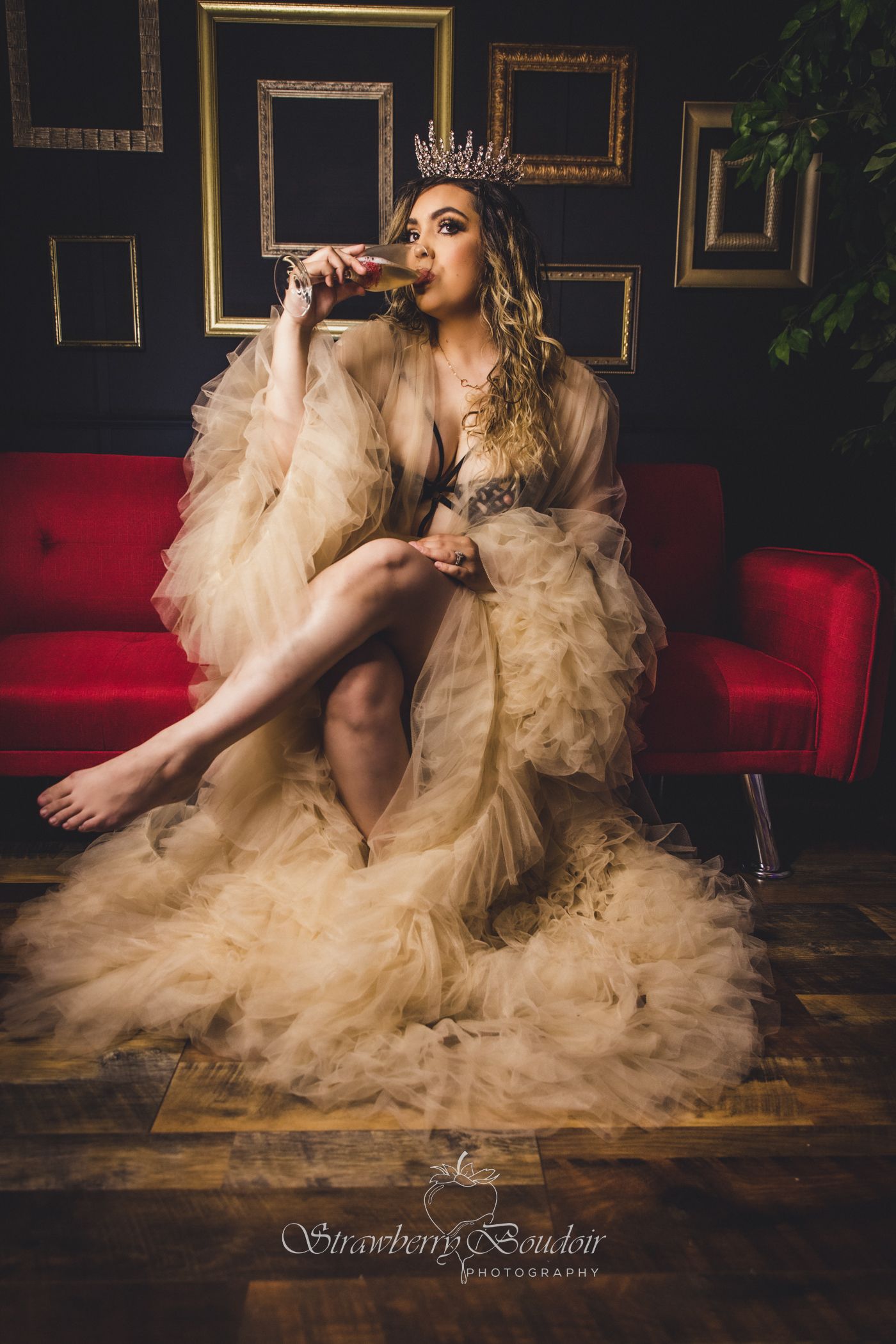 empowering boudoir portrait Strawberry Boudoir Tacoma