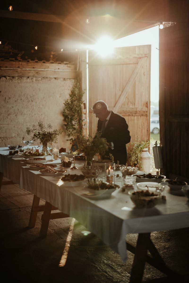 Bröllopsmiddag på Näfstad loge, fotograferat av Grevholm Photography.