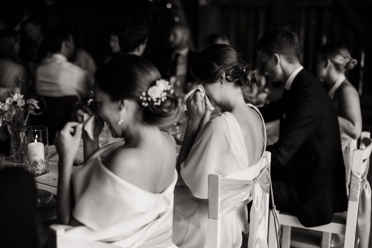 Bröllopsmiddag på Näfstad loge, fotograferat av Grevholm Photography.