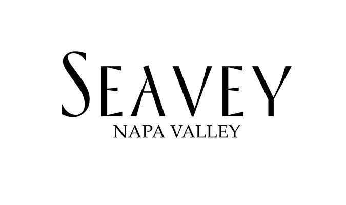 Seavey Napa Valley logo in elegant black serif typography.