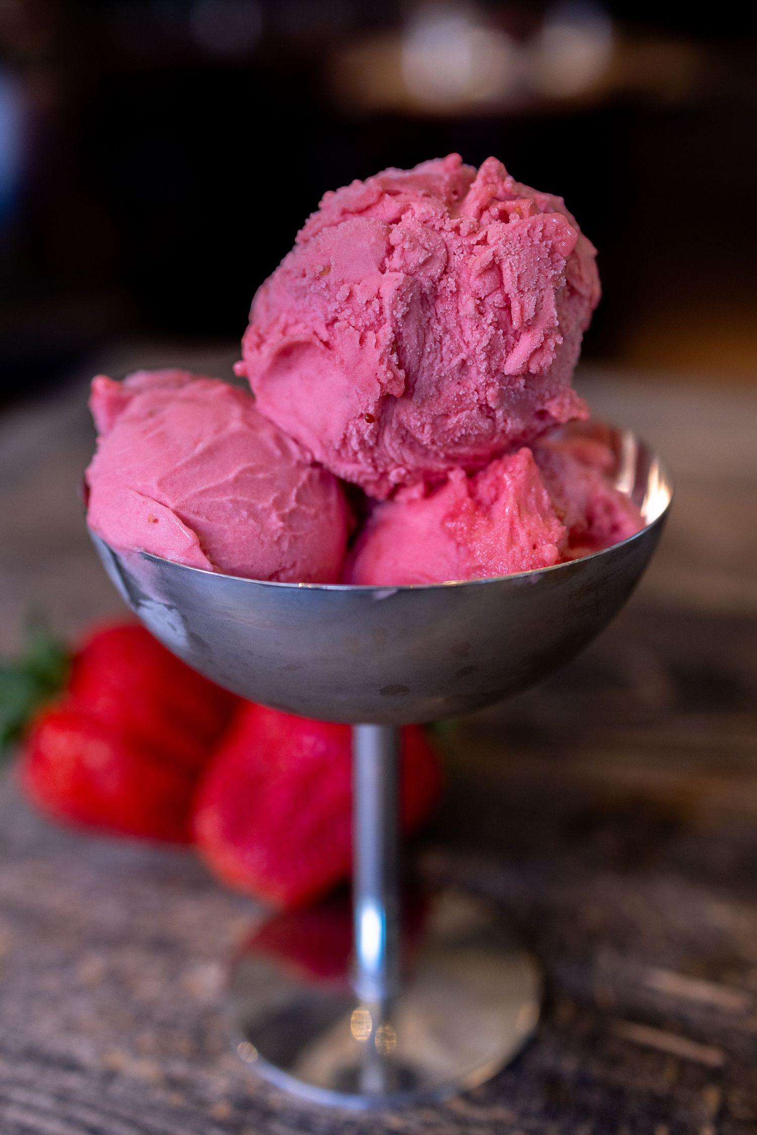 Maui food photography of artisan gelato.