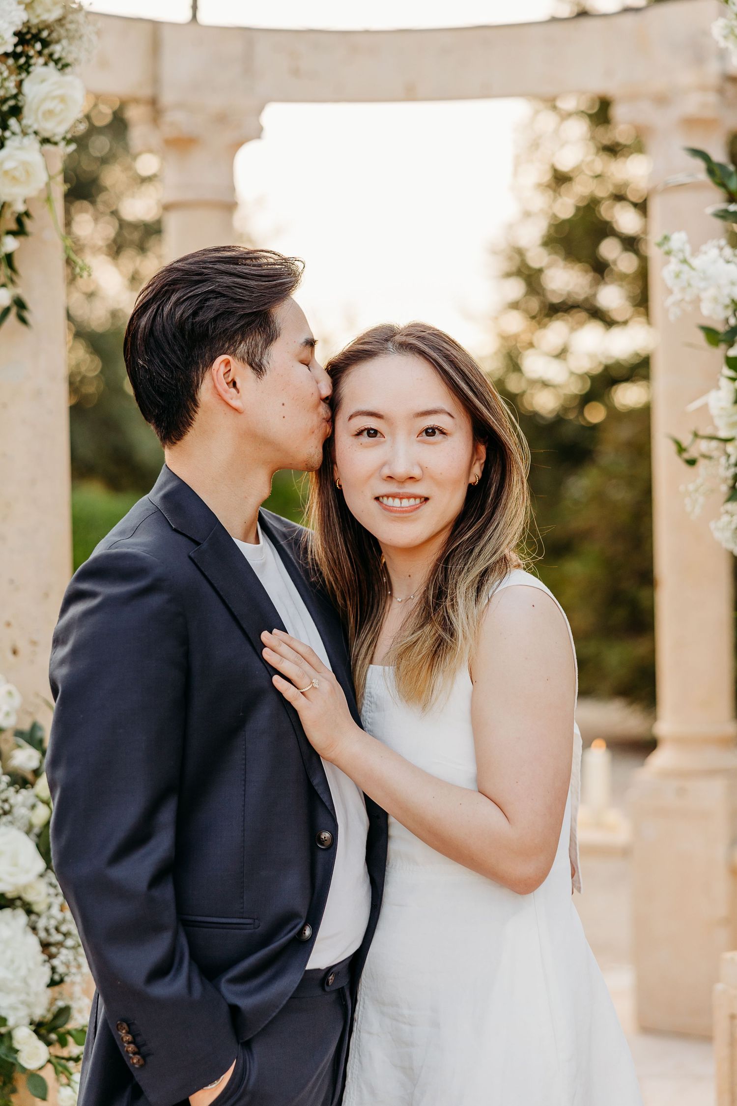 Engagement photos after a surprise proposal in Paso Robles