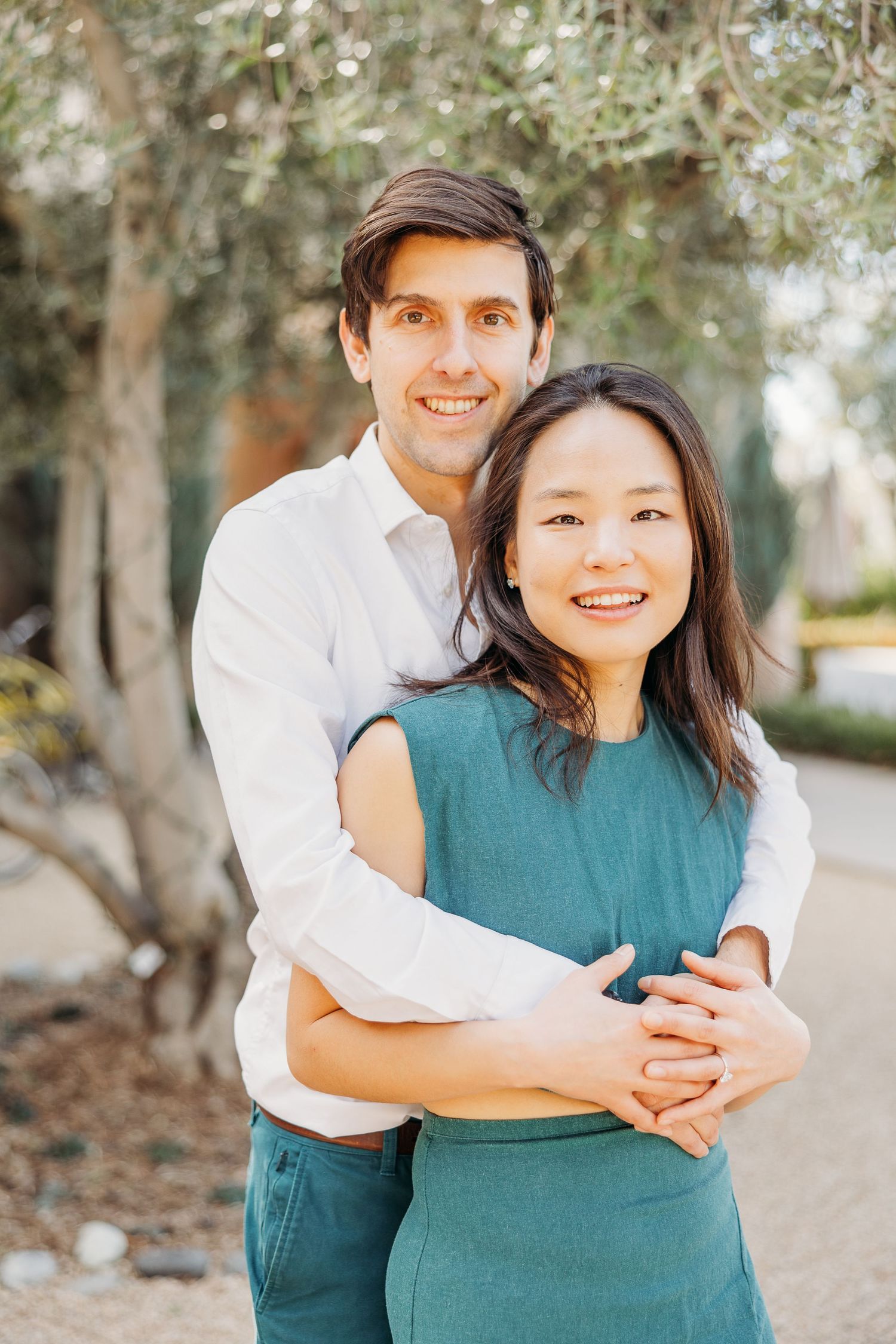 Paso Robles couple engagement portraits after winery proposal