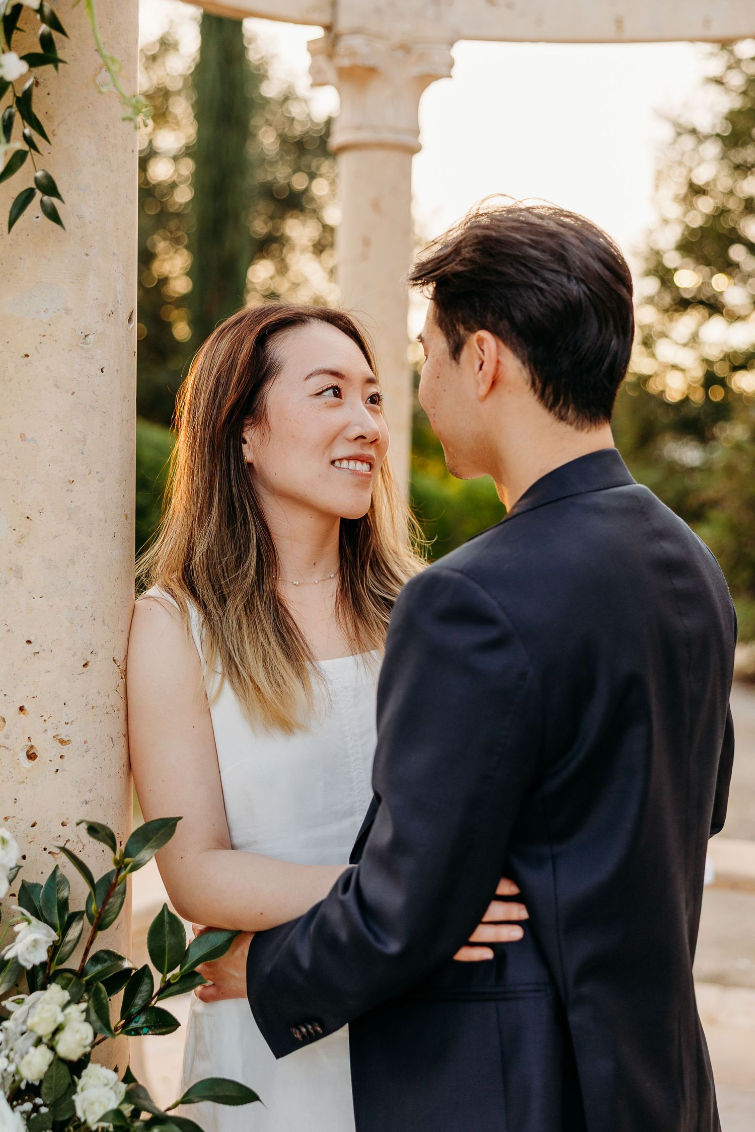 Proposal and engagement photos at Allegretto Vineyard Resort in Paso Robles