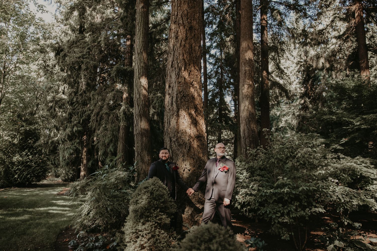Intentional wedding portraits highlighting our approach and Seattle wedding photographer prices