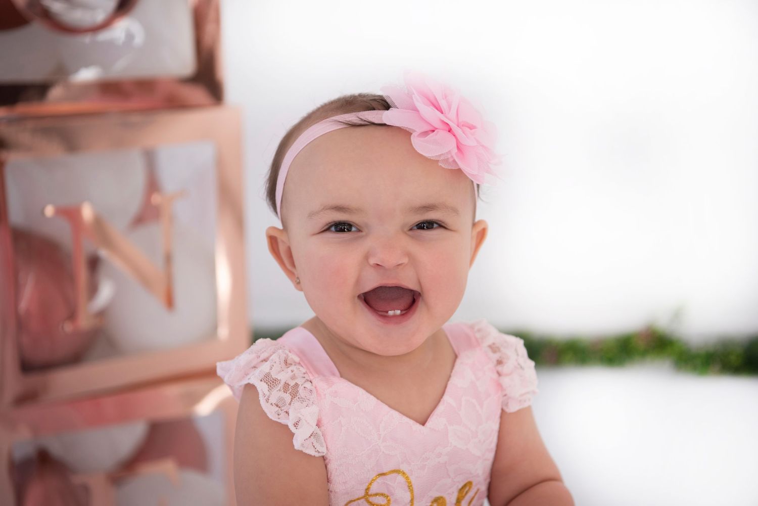 Rhode Island Photographer Studio Cake Smash Session