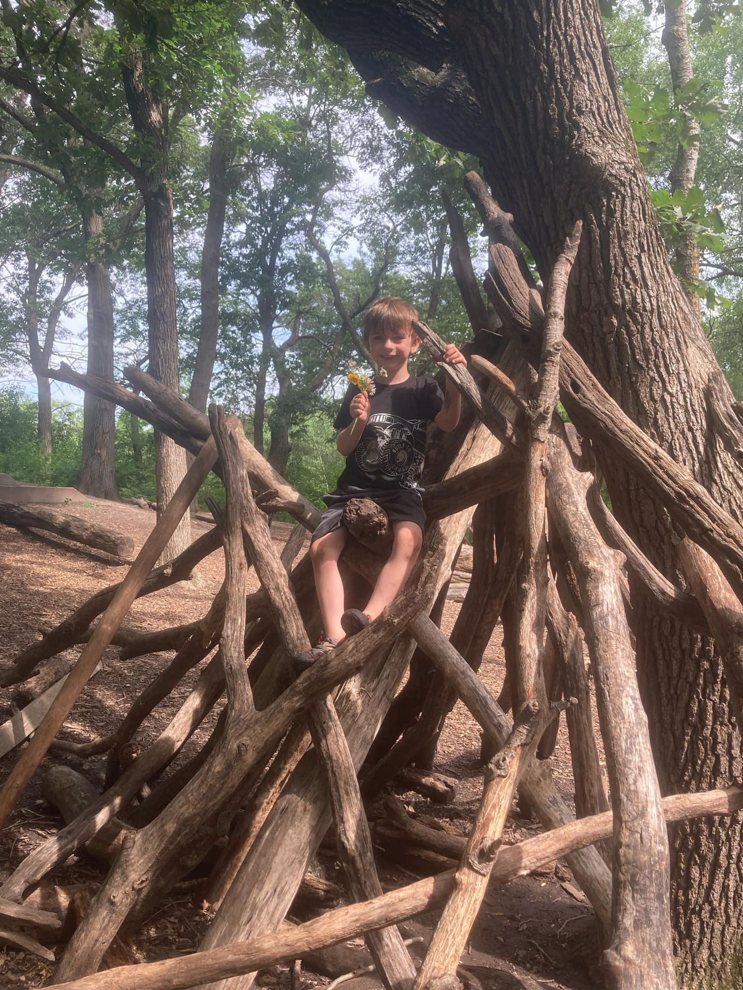 Richardson Nature Center Fort Building
