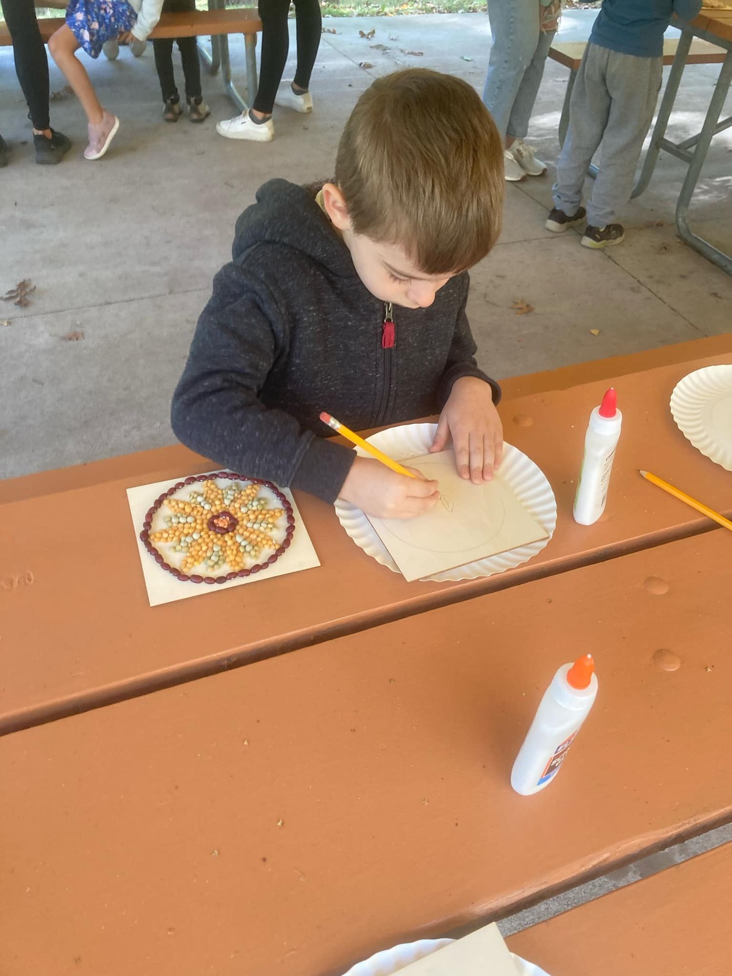 Caponi Art Park Seed Mosaic class