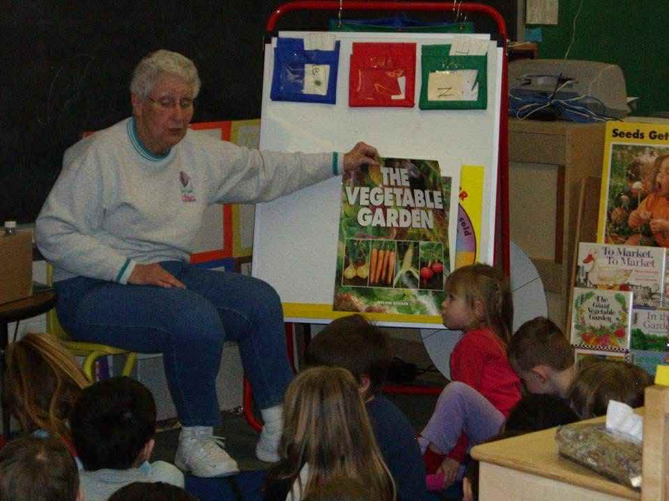 Grandma Teaching in My Classroom