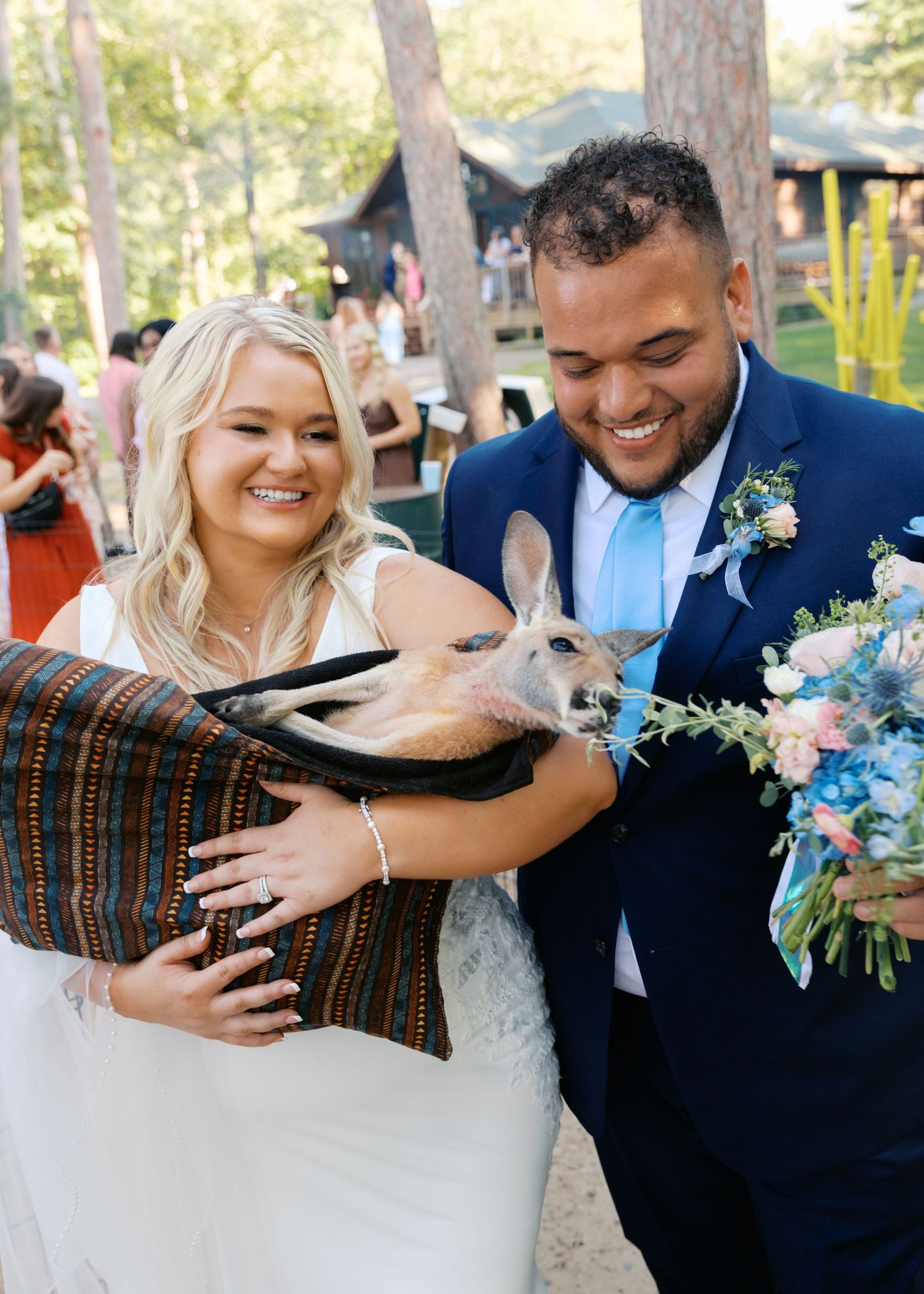 Summer Camp Themed Wedding Photography at Camp Lincoln Camp Lake Hubert in Nisswa Minnesota. Lakeside woodland wedding pictures Up North