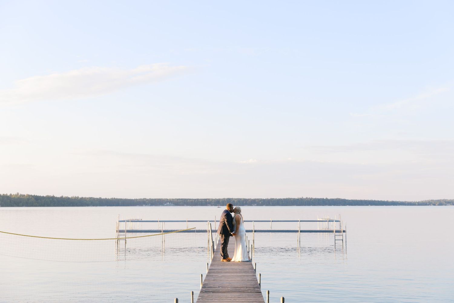 Summer Camp Themed Wedding Photography at Camp Lincoln Camp Lake Hubert in Nisswa Minnesota. Lakeside woodland wedding pictures Up North