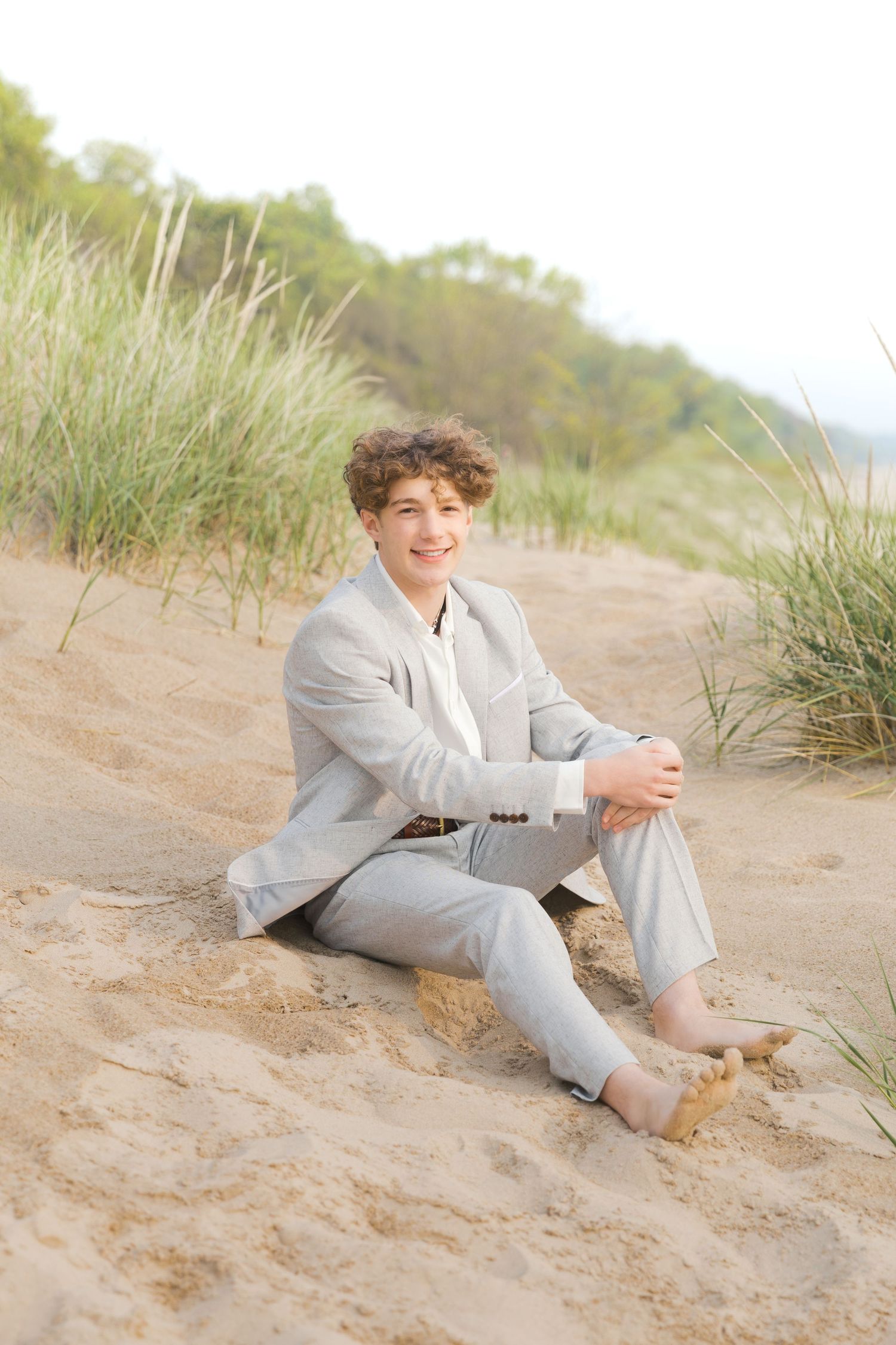 Senior Portrait Photography in Grand Haven Michigan a coastal beachtown on Lake Michigan. Beaches and downtown, sand dunes, senior year