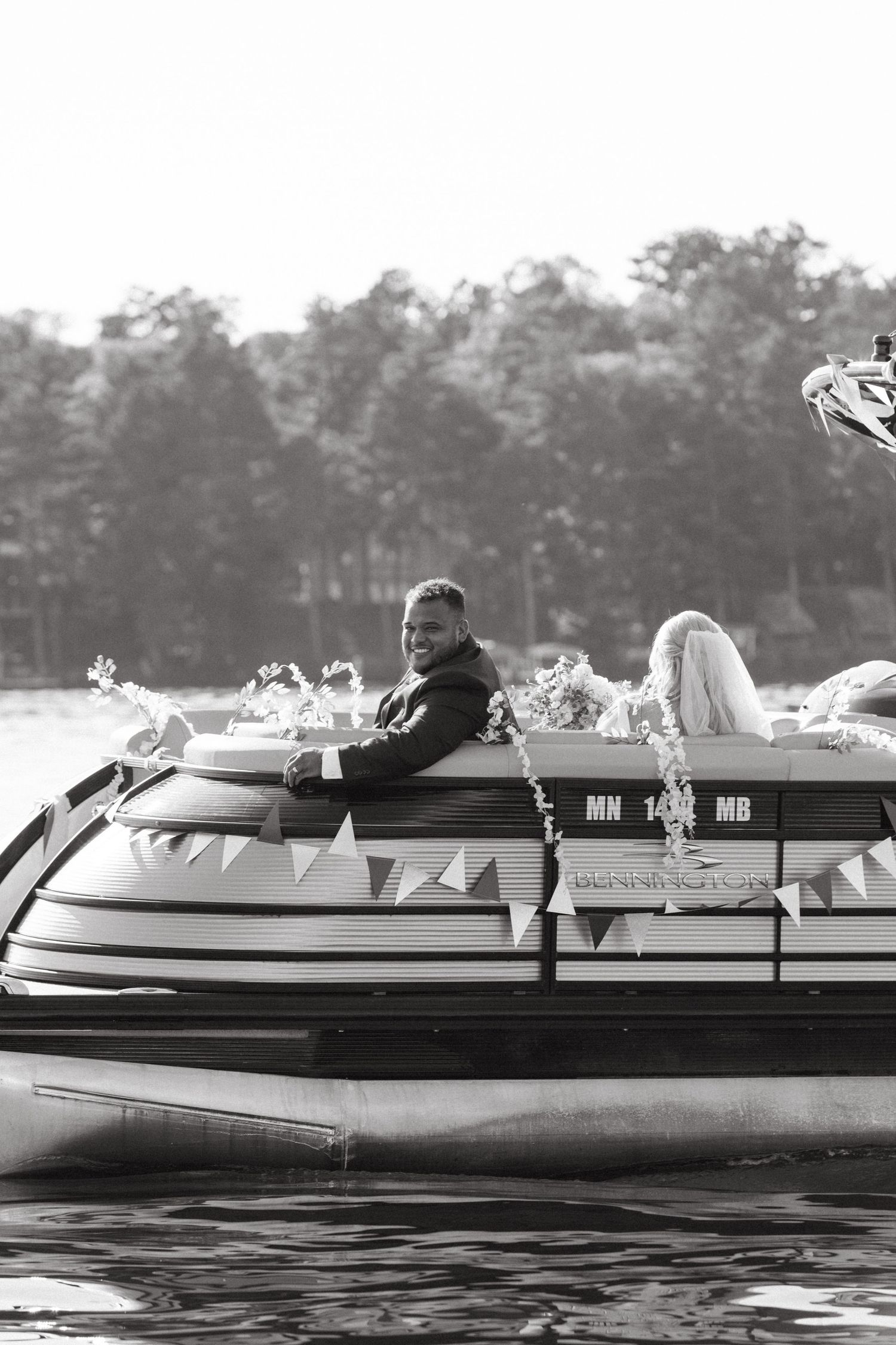 Summer Camp Themed Wedding Photography at Camp Lincoln Camp Lake Hubert in Nisswa Minnesota. Lakeside woodland wedding pictures Up North
