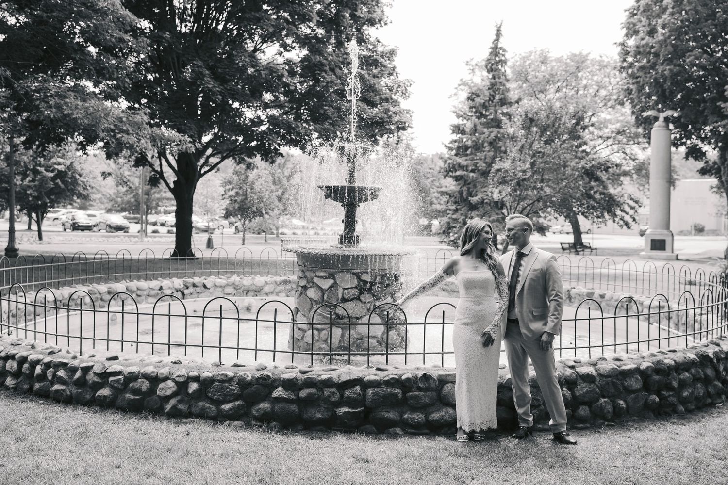 Grand Haven Michigan Ottawa County Courthouse Elopement, State Park Lake Michigan Beach Pictures, Grand Haven Photographer, marquee sign