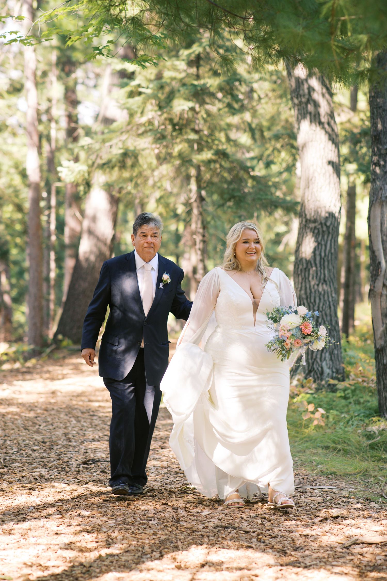 Summer Camp Themed Wedding Photography at Camp Lincoln Camp Lake Hubert in Nisswa Minnesota. Lakeside woodland wedding pictures Up North