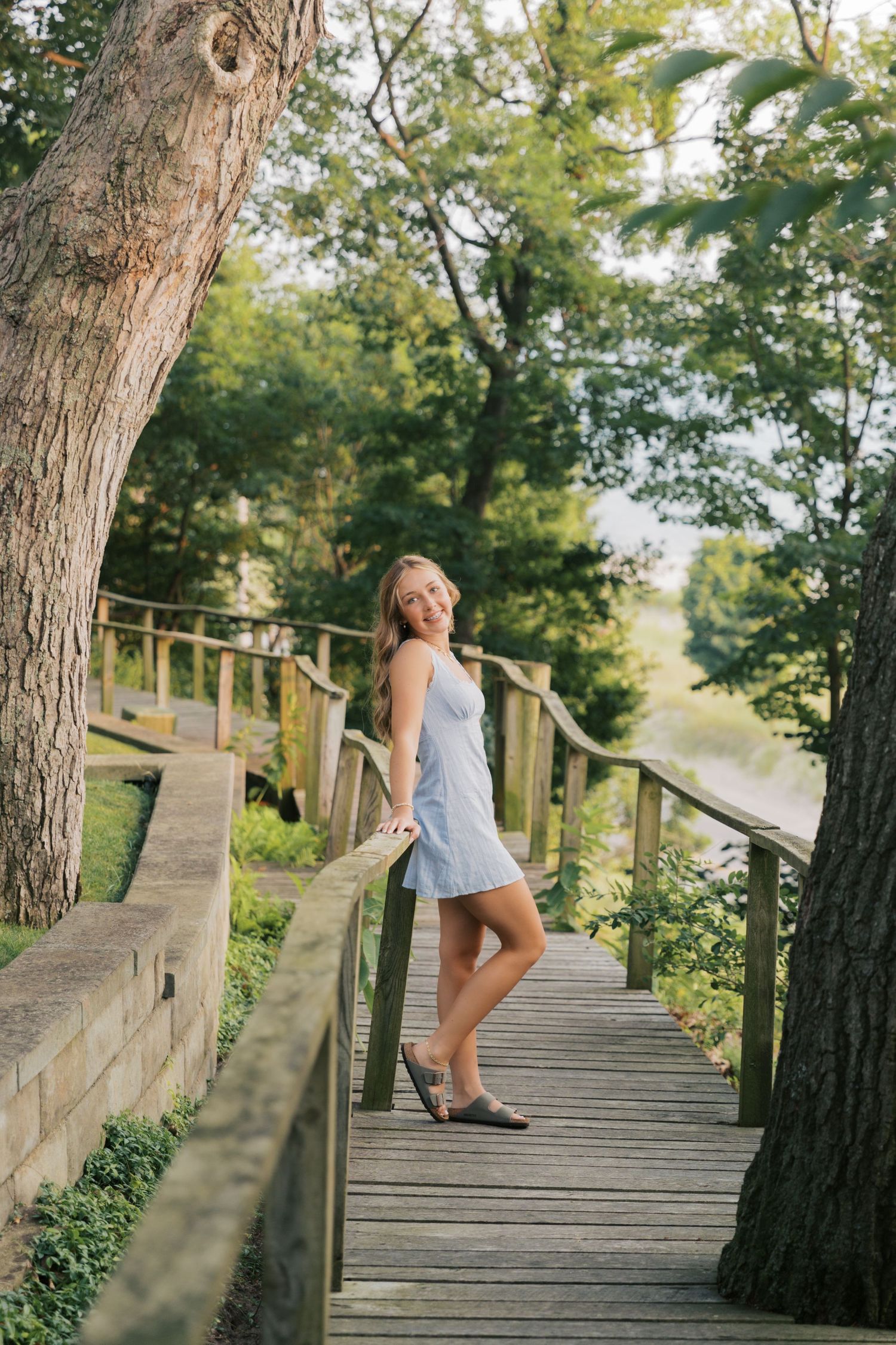 Grand Haven West Michigan Lakeshore Beach Grass Sand Dunes Boardwalk Senior Pictures Portrait Photographer. Summer at Sunset Golden Hour