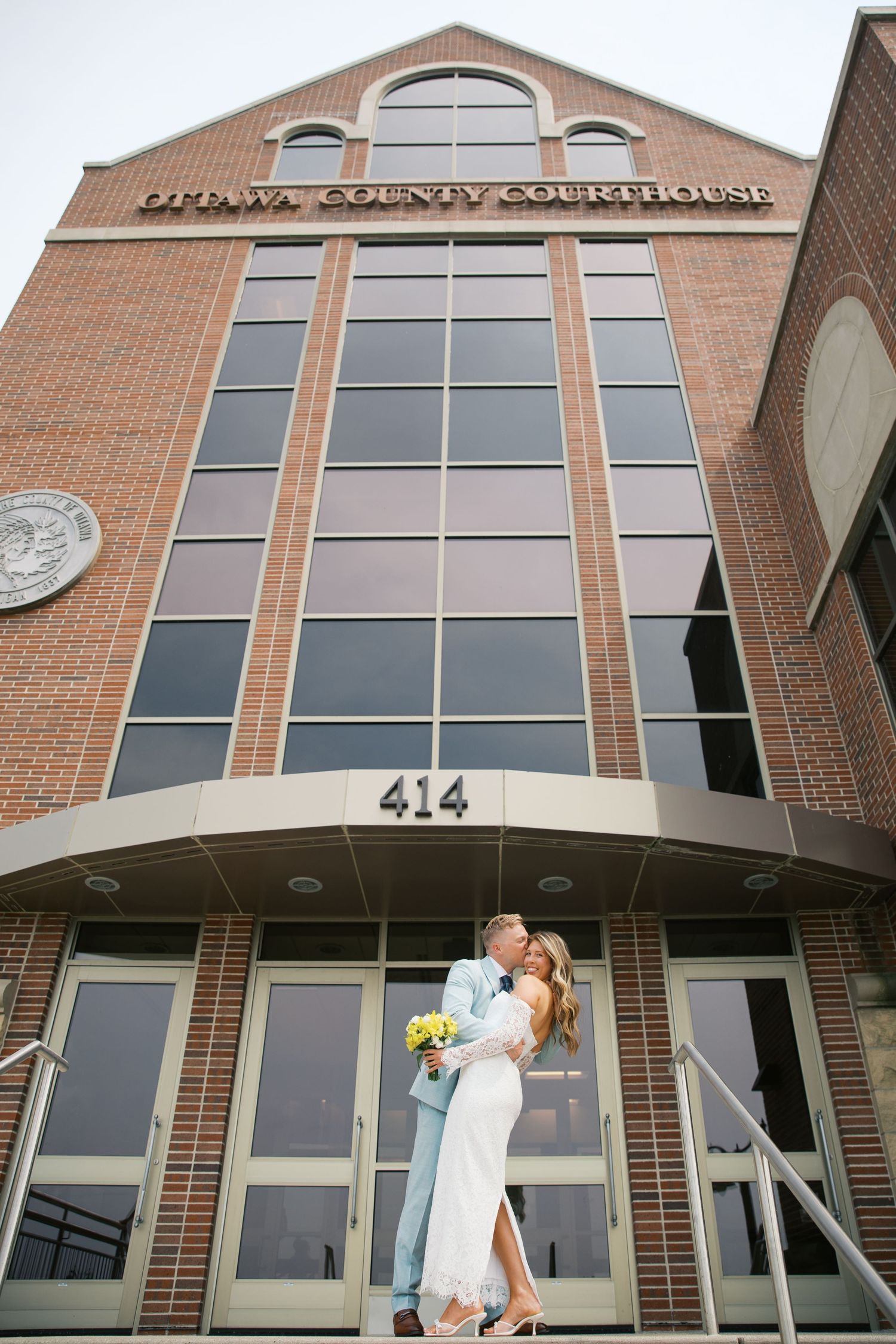 Grand Haven Michigan Ottawa County Courthouse Elopement, State Park Lake Michigan Beach Pictures, Grand Haven Photographer, marquee sign