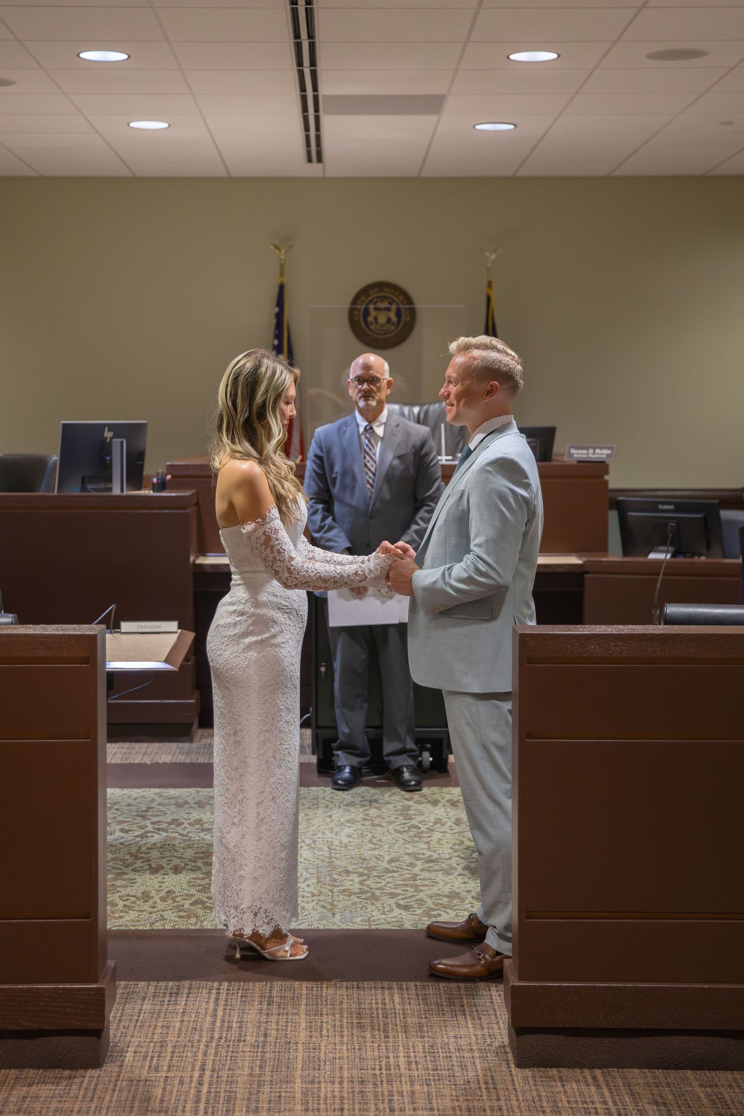 Grand Haven Michigan Ottawa County Courthouse Elopement, State Park Lake Michigan Beach Pictures, Grand Haven Photographer, marquee sign
