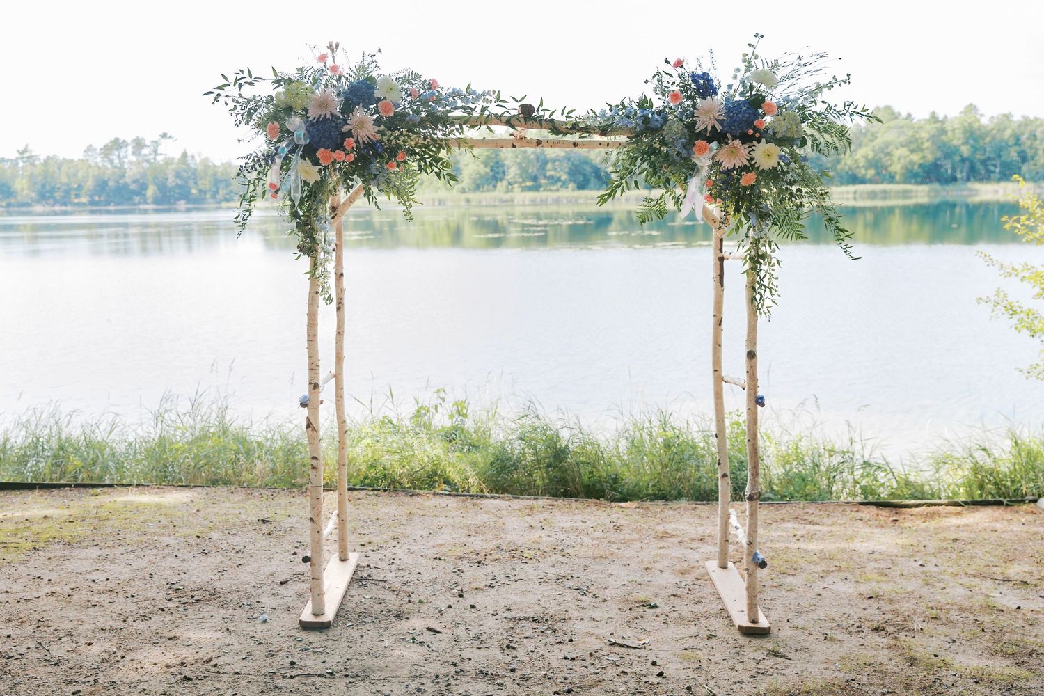 Summer Camp Themed Wedding Photography at Camp Lincoln Camp Lake Hubert in Nisswa Minnesota. Lakeside woodland wedding pictures Up North