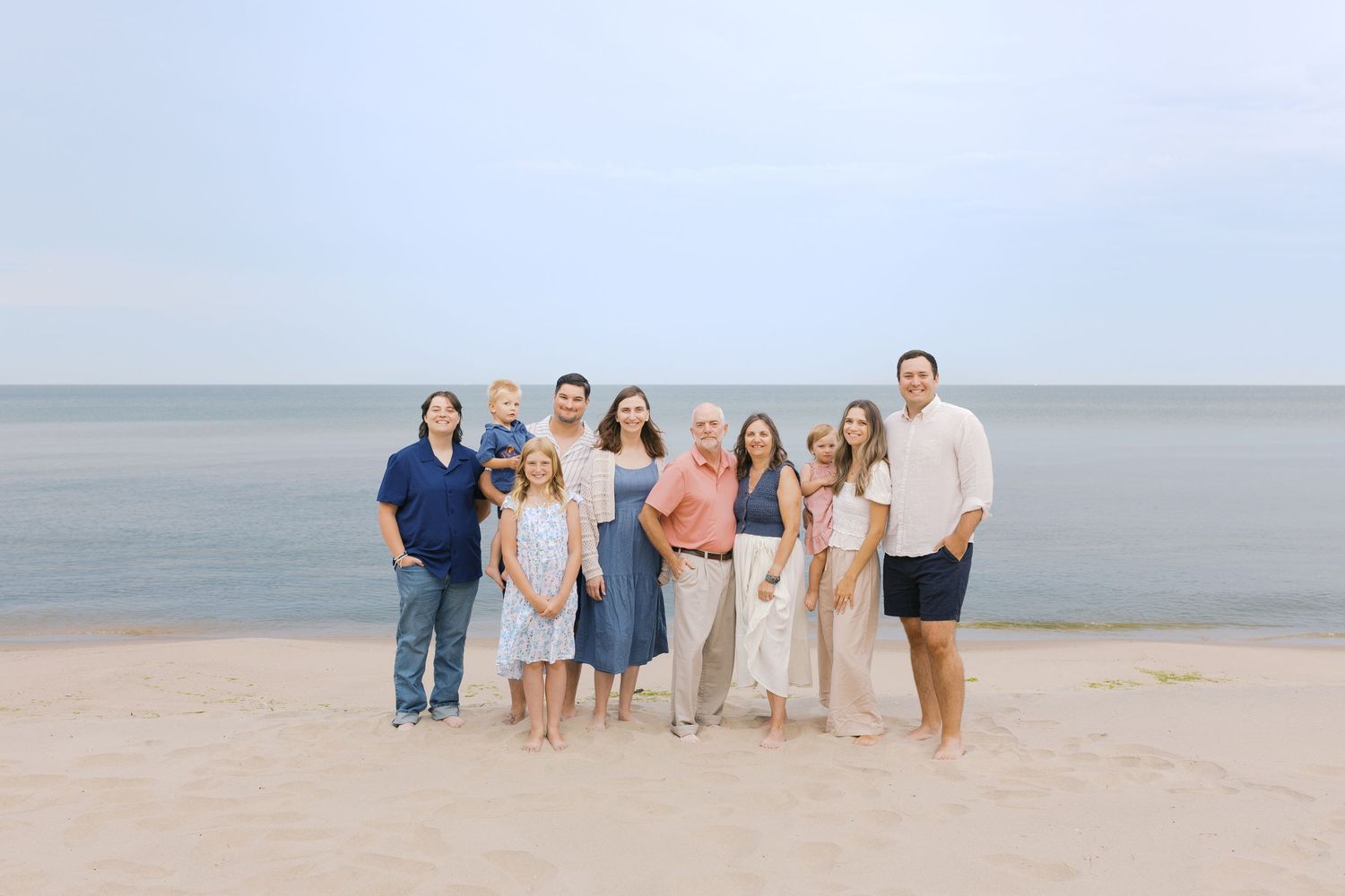 Grand Haven Michigan Beach Photography Family senior engagement photography on Lake Michigan. Grand Haven Michigan Photographer Inspiration