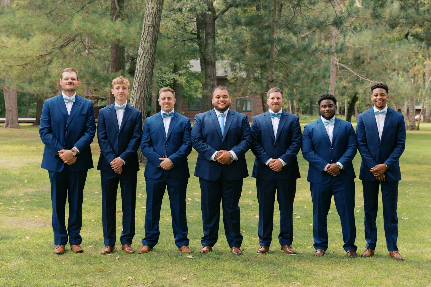 Summer Camp Themed Wedding Photography at Camp Lincoln Camp Lake Hubert in Nisswa Minnesota. Lakeside woodland wedding pictures Up North