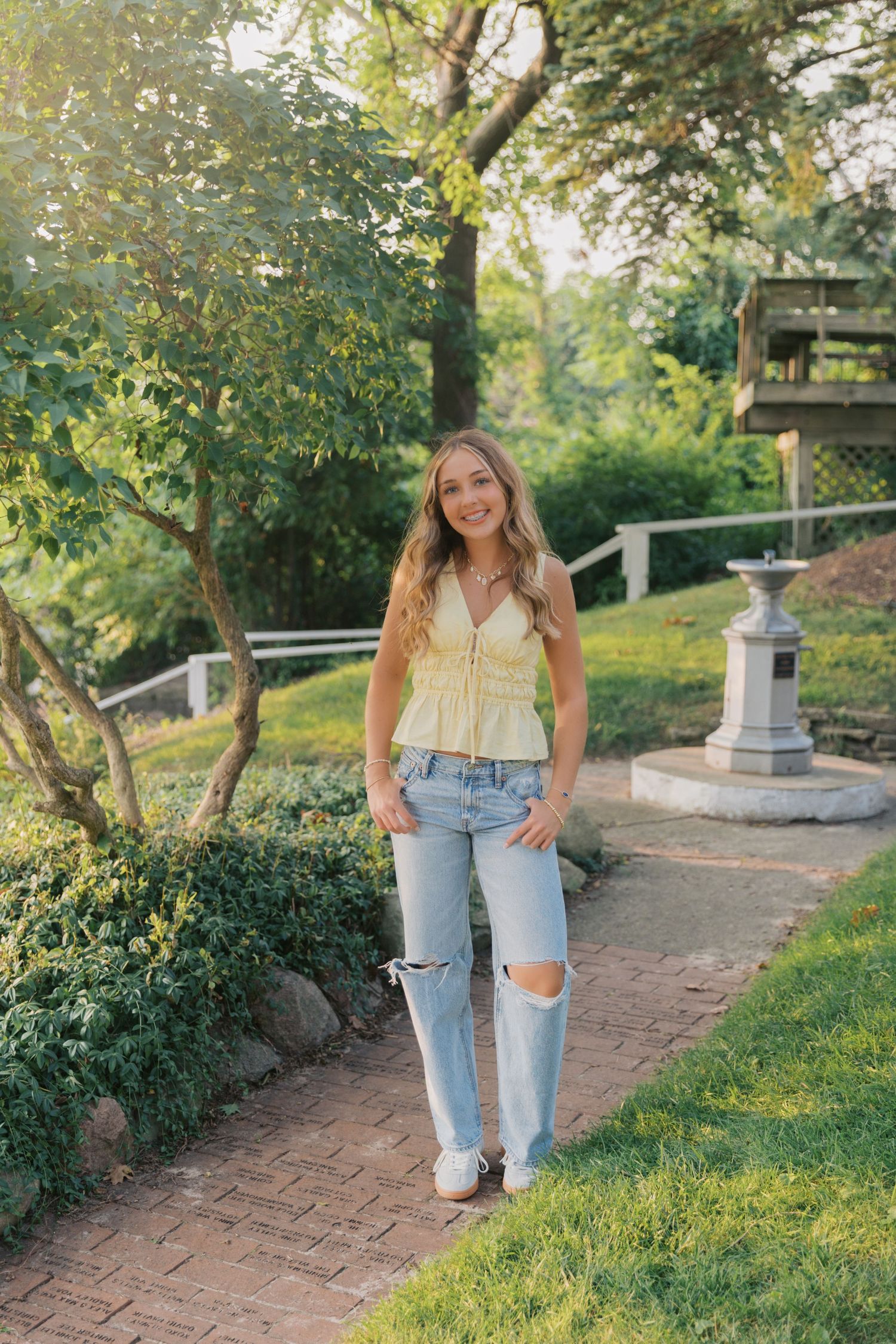 Grand Haven West Michigan Lakeshore Beach Grass Sand Dunes Boardwalk Senior Pictures Portrait Photographer. Summer at Sunset Golden Hour