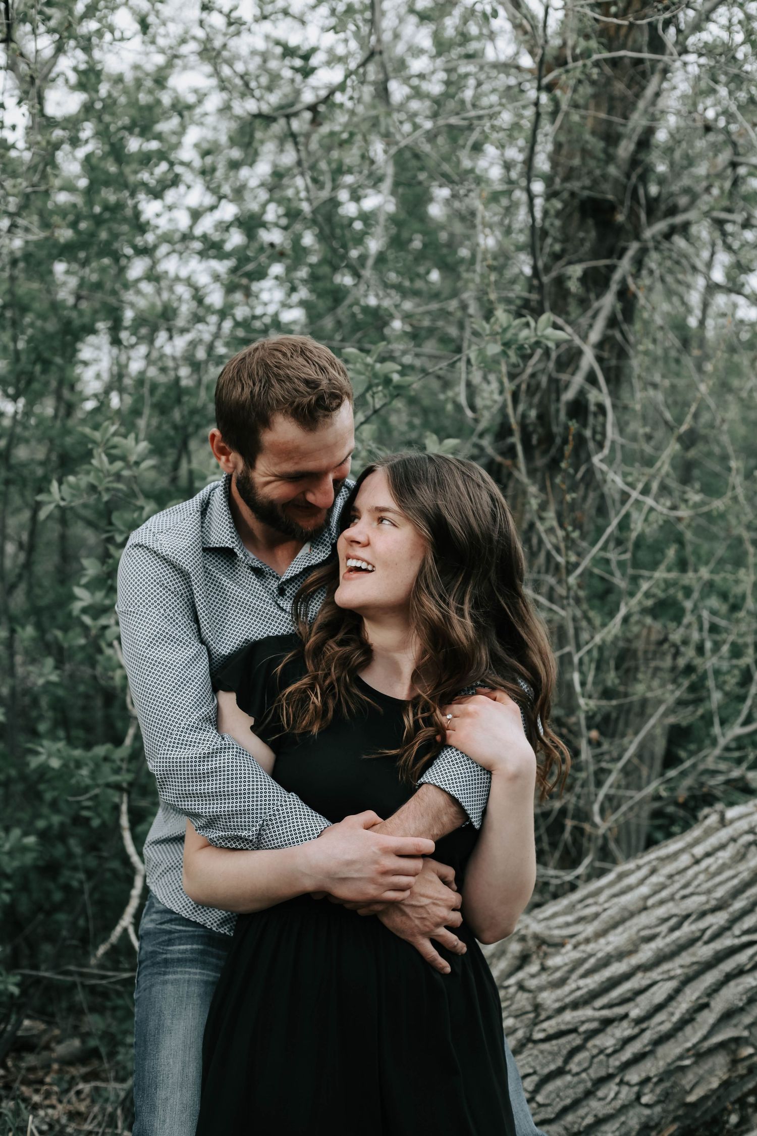 engagement session in lethbridge alberta at the Helen Schuler Nature Centre