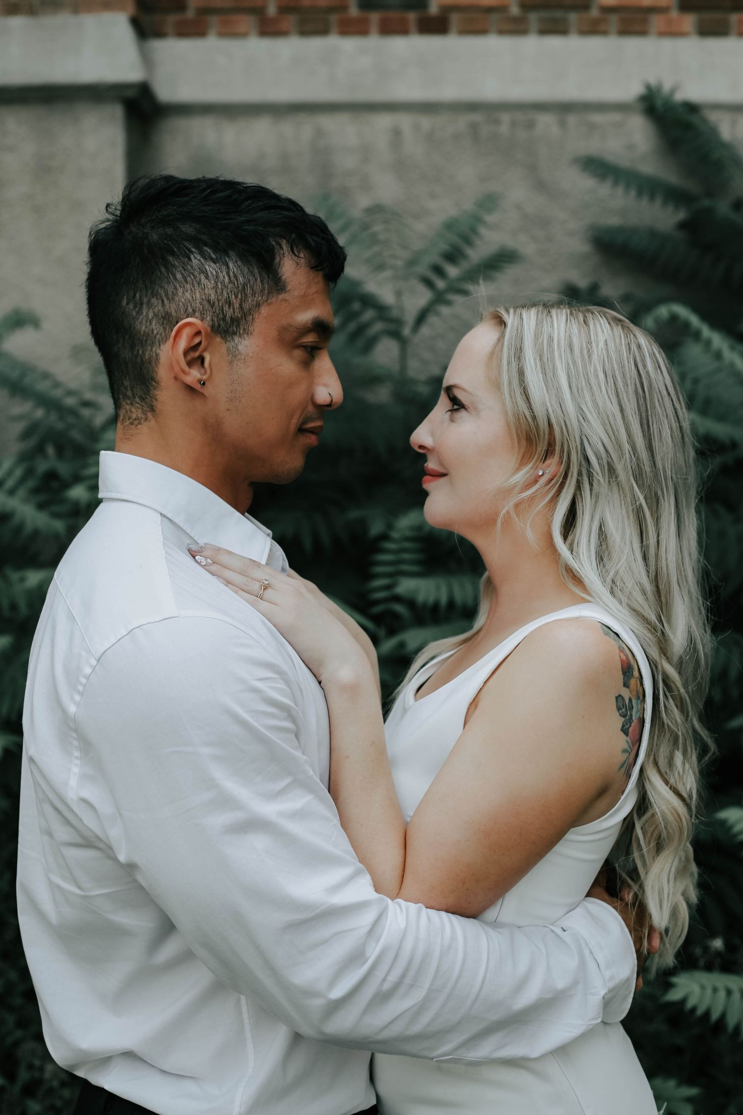 downtown lethbridge engagement session