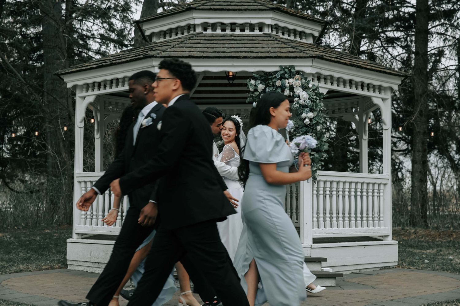 Bride and groom portraits at The Norland Historic Estate & Event Venue