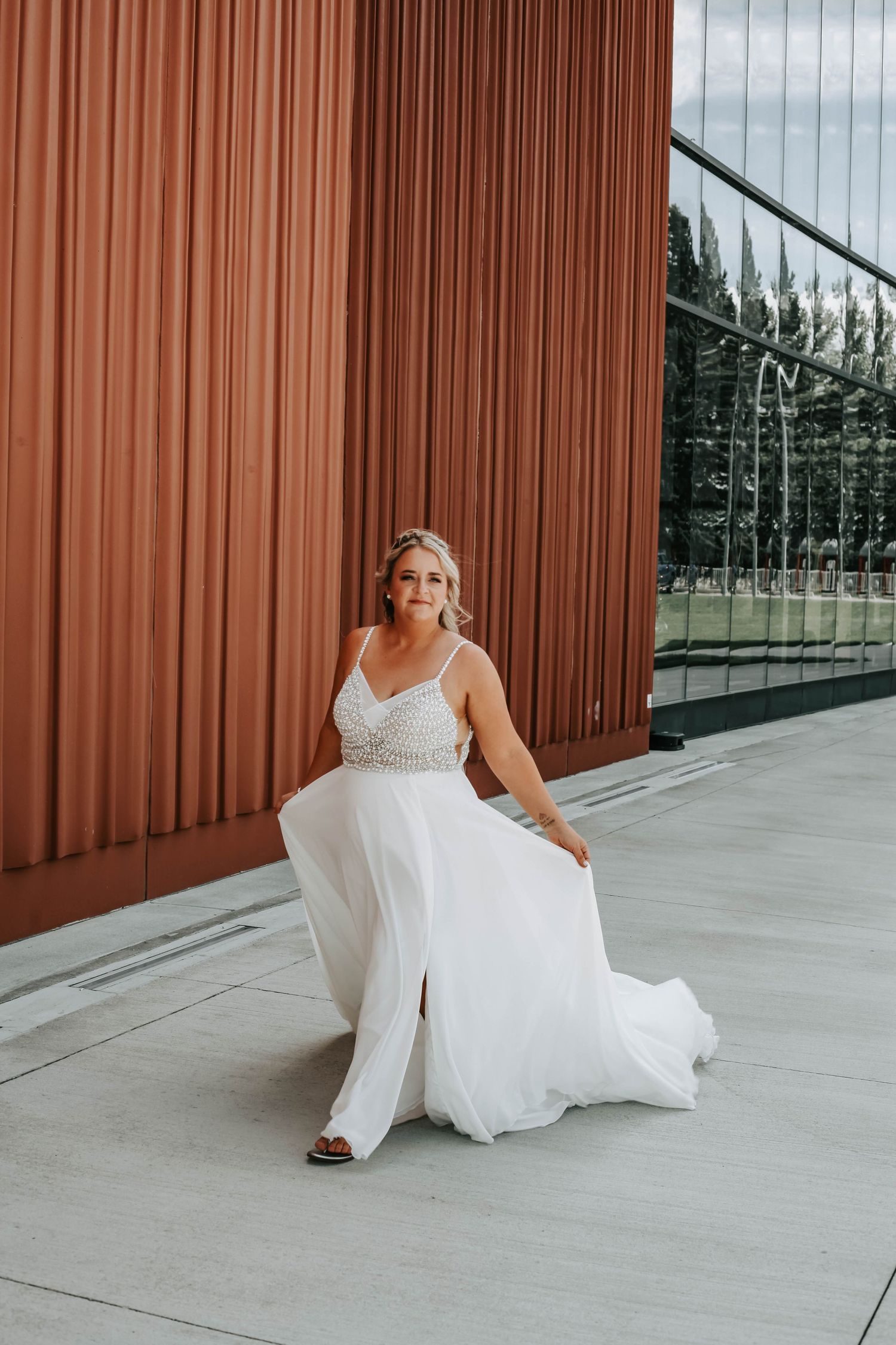 agri food hub wedding photos