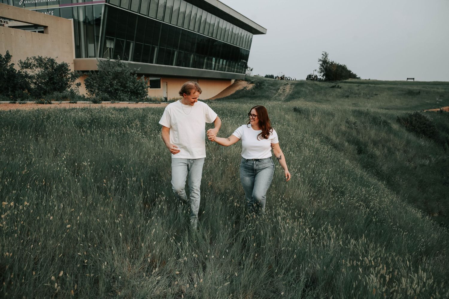 engagement session photo shoots at the galt museum in lethbridge alberta