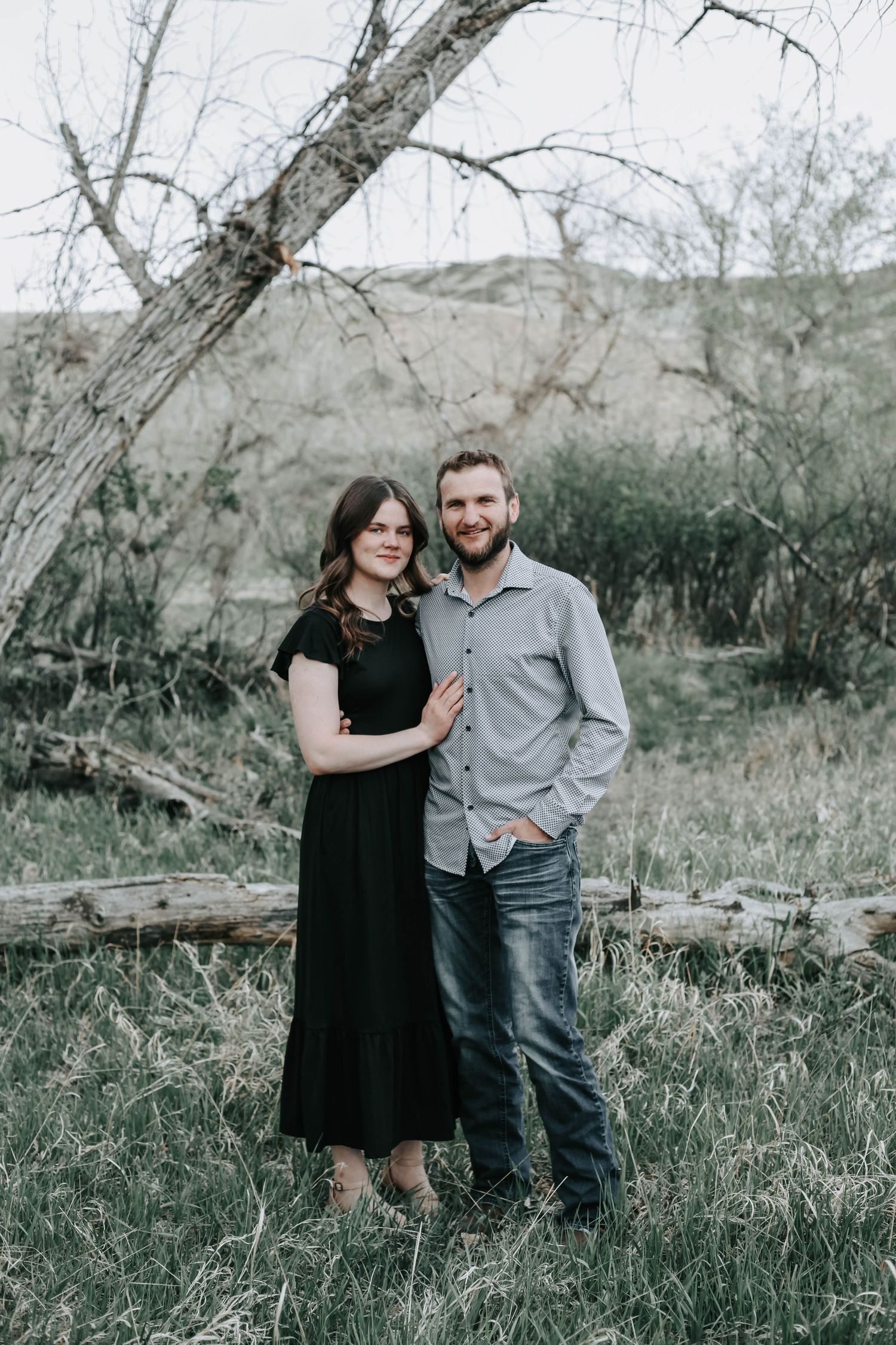 engagement session in lethbridge alberta at the Helen Schuler Nature Centre