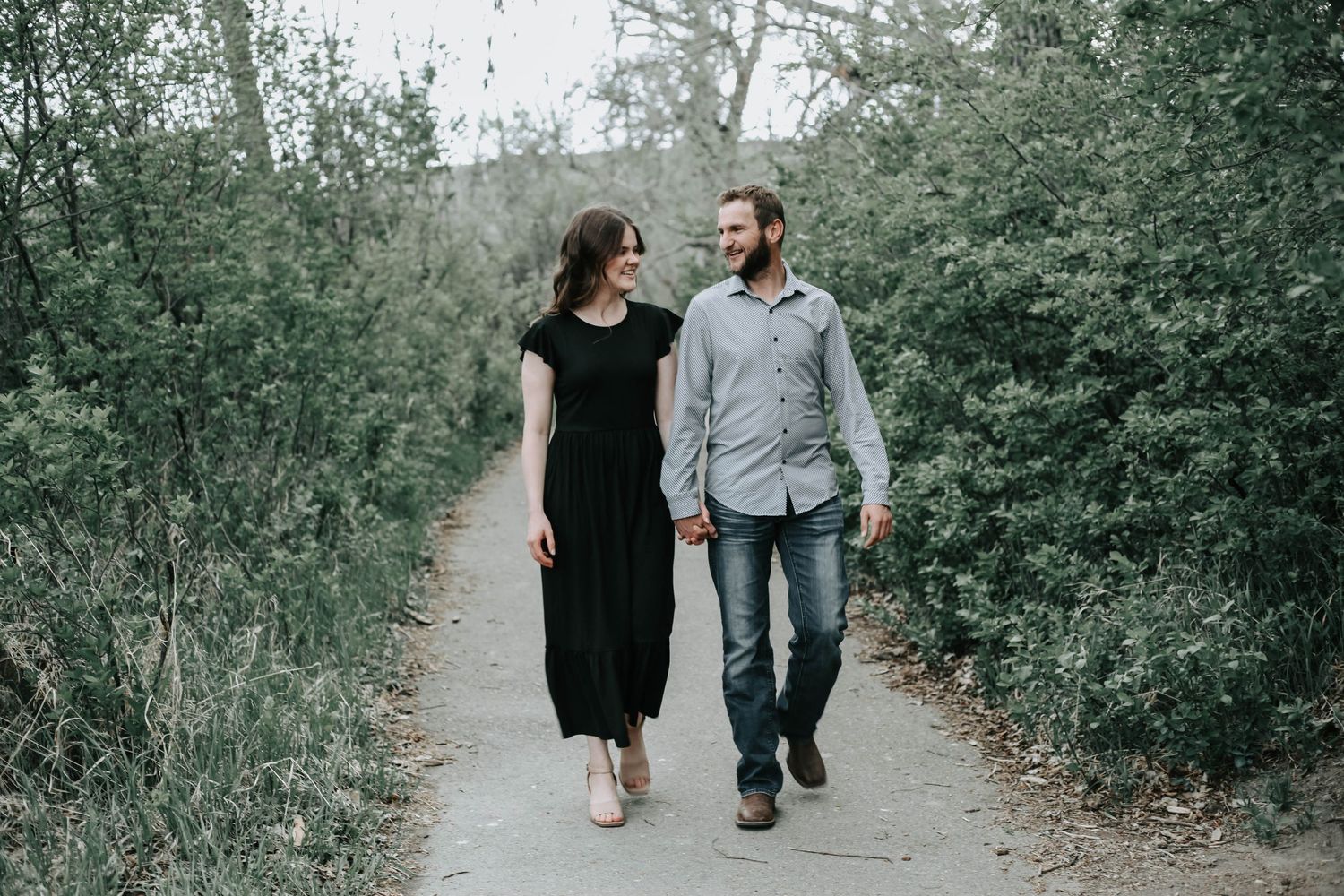 engagement session in lethbridge alberta at the Helen Schuler Nature Centre