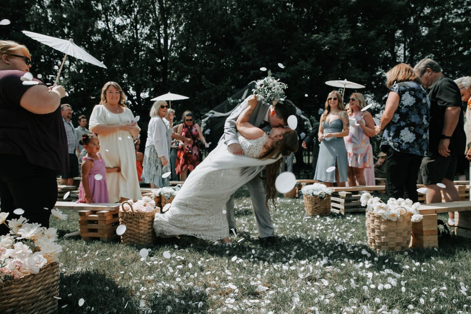 wedding photographer in virden manitoba - backyard wedding in manitoba