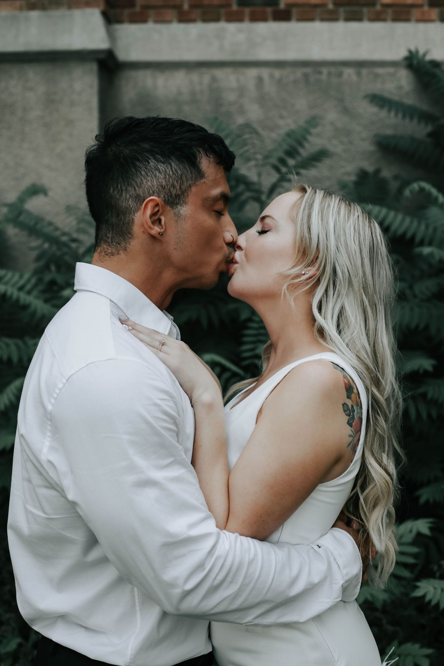 downtown lethbridge engagement session