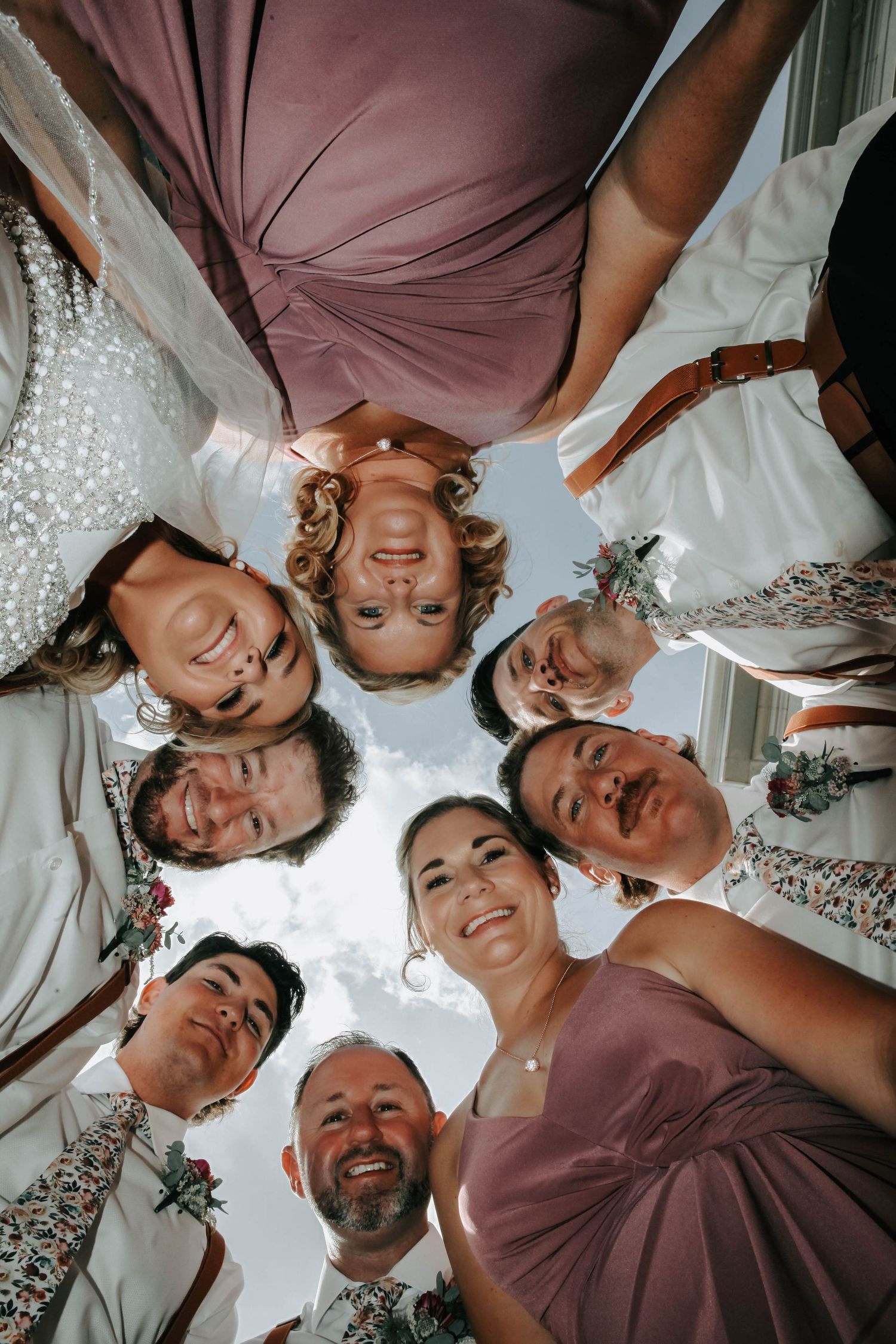 wedding photography in lethbridge alberta, downtown couples and bridal party pictures