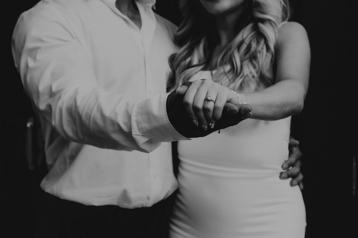 downtown lethbridge engagement session