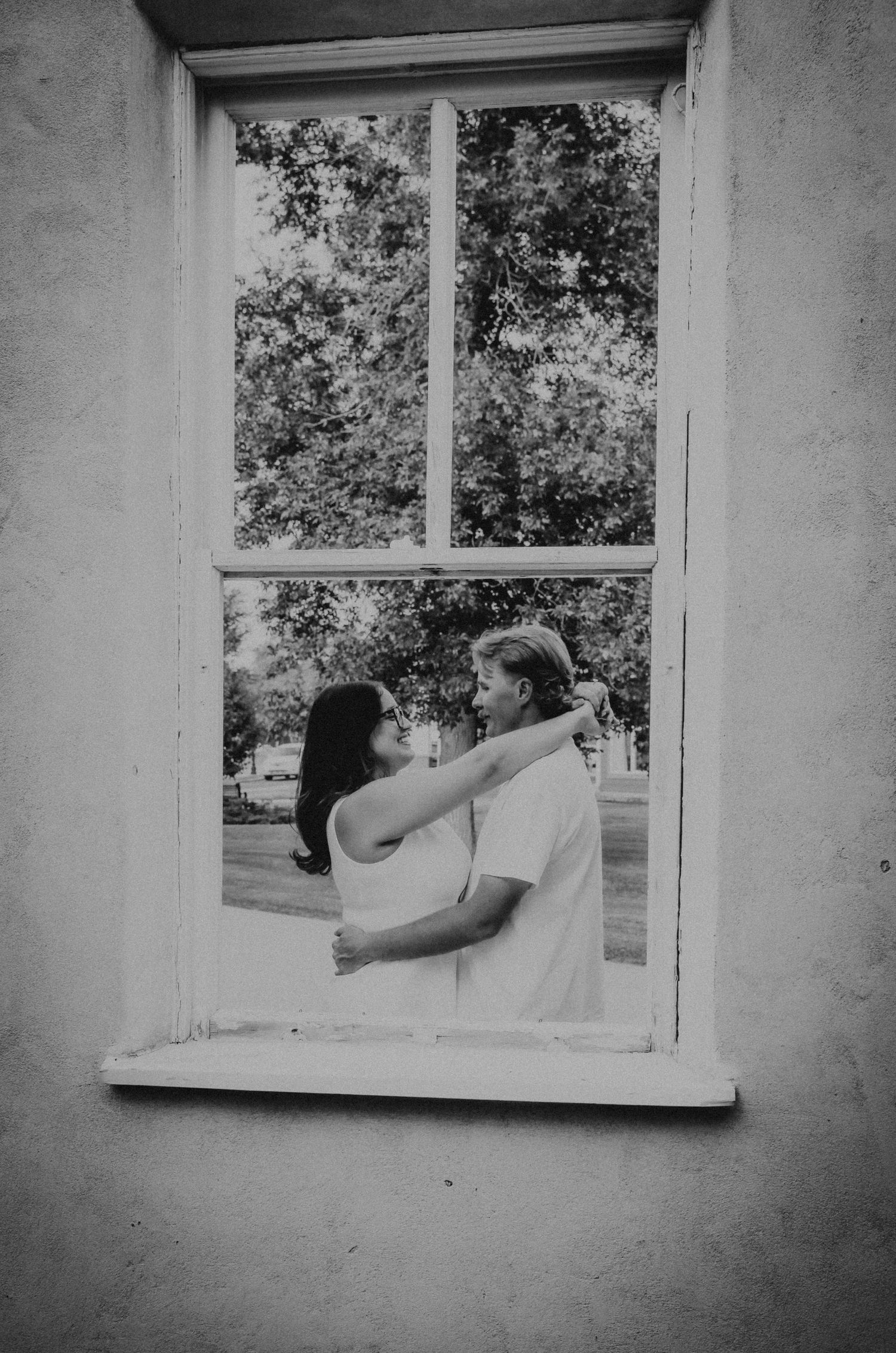 couples engagement session at the galt museum in lethbridge alberta