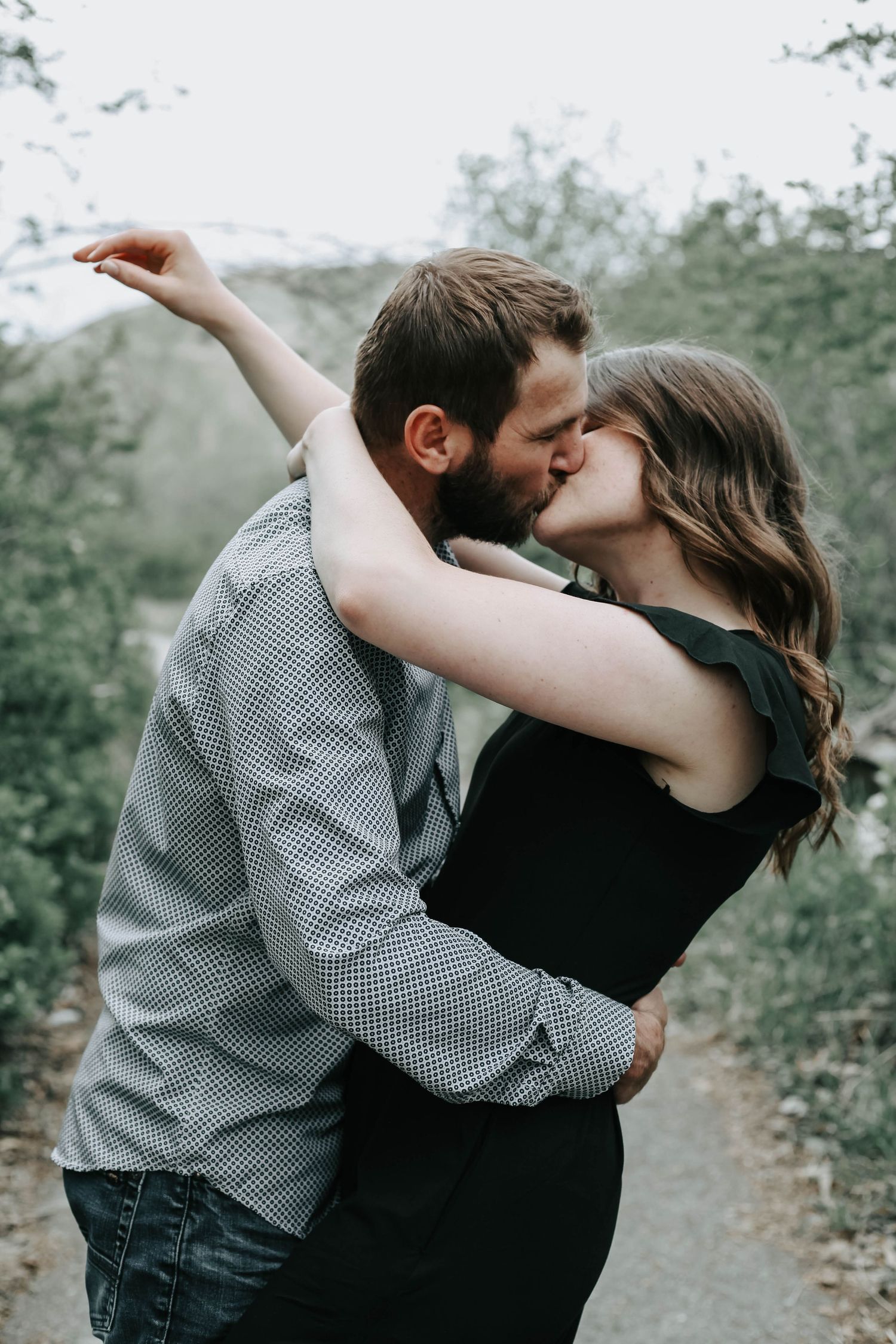 engagement session in lethbridge alberta at the Helen Schuler Nature Centre
