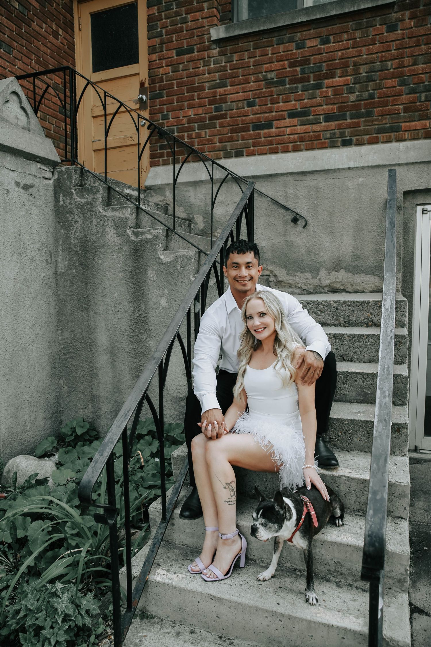 downtown lethbridge engagement session