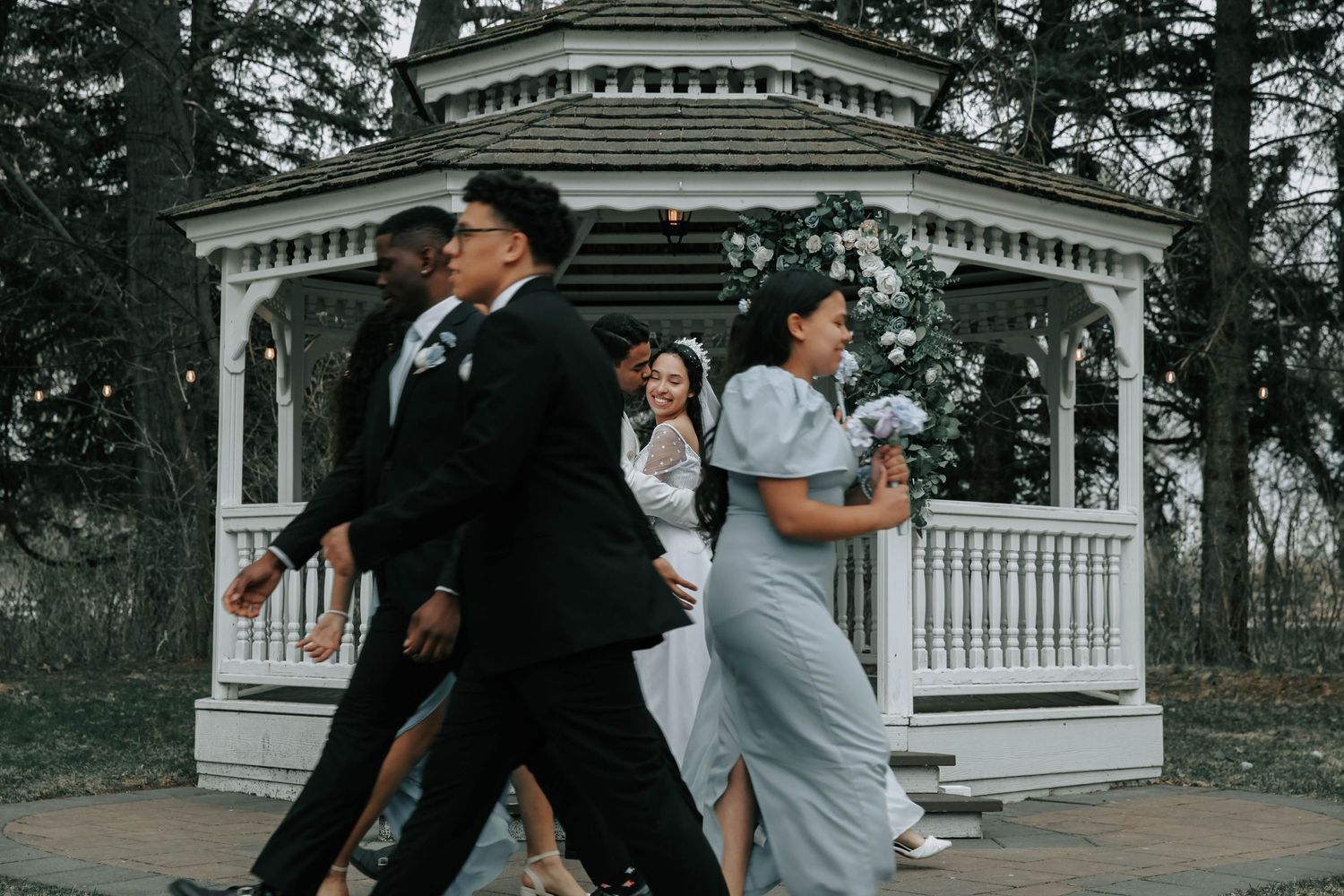 Bride and groom portraits at The Norland Historic Estate & Event Venue