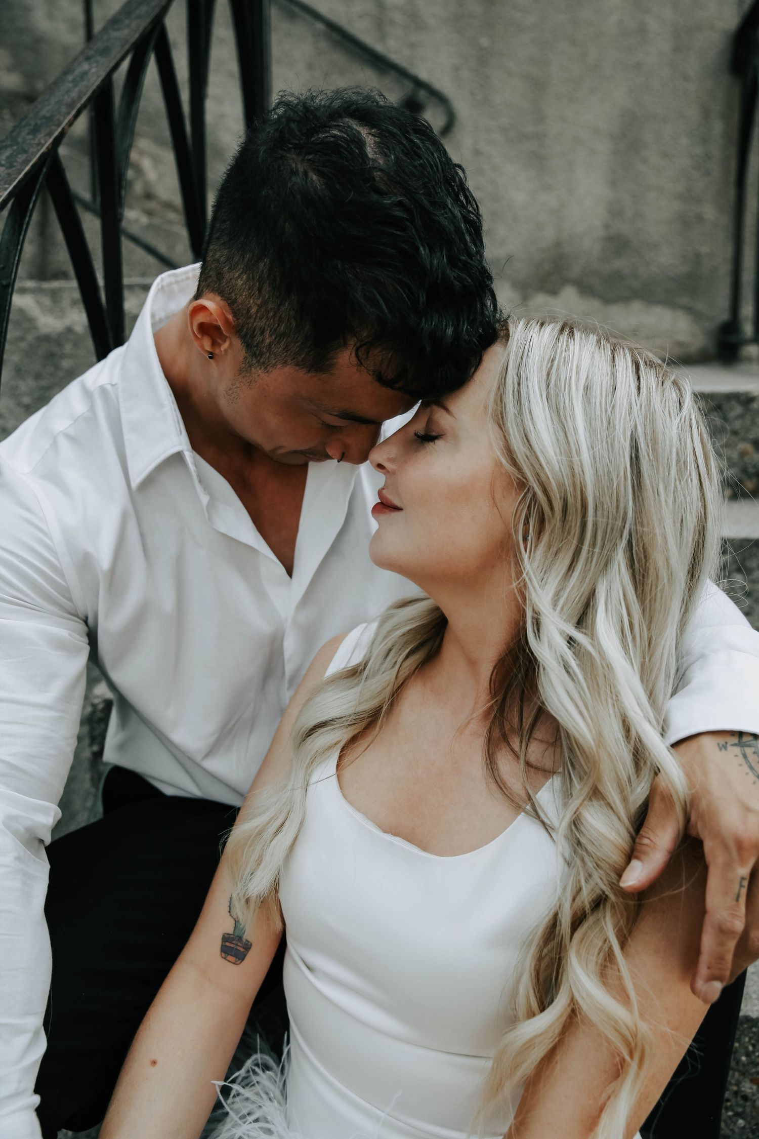 downtown lethbridge engagement session