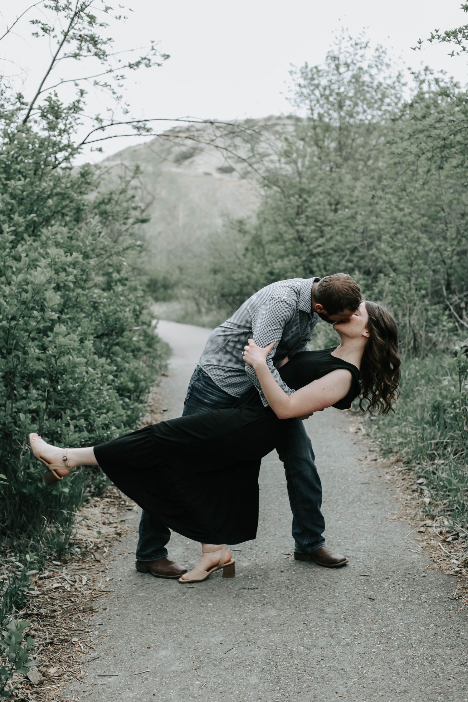 engagement session in lethbridge alberta at the Helen Schuler Nature Centre
