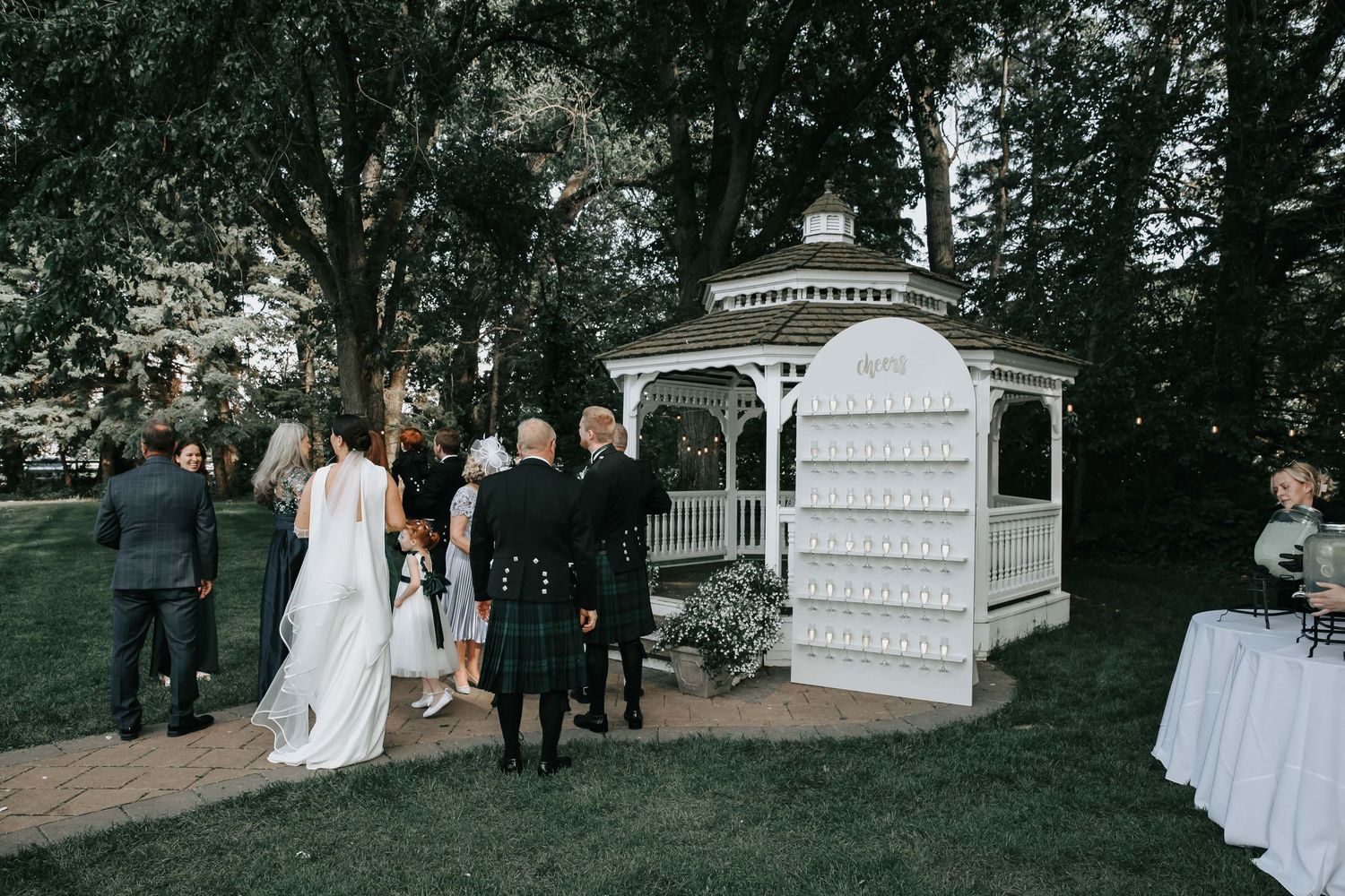Wedding ceremony photos at the Norland Historic Estate wedding venue