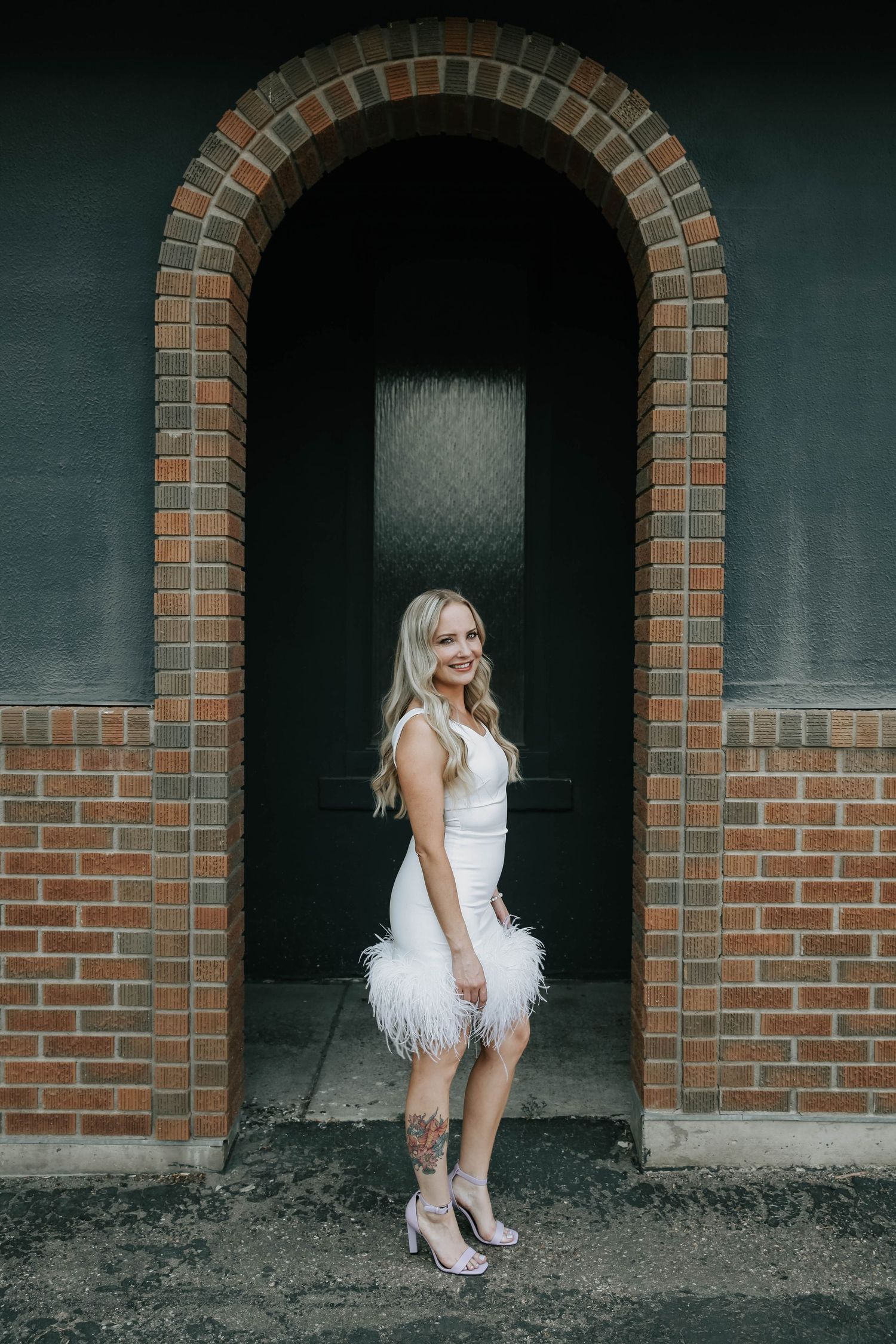 downtown lethbridge engagement session